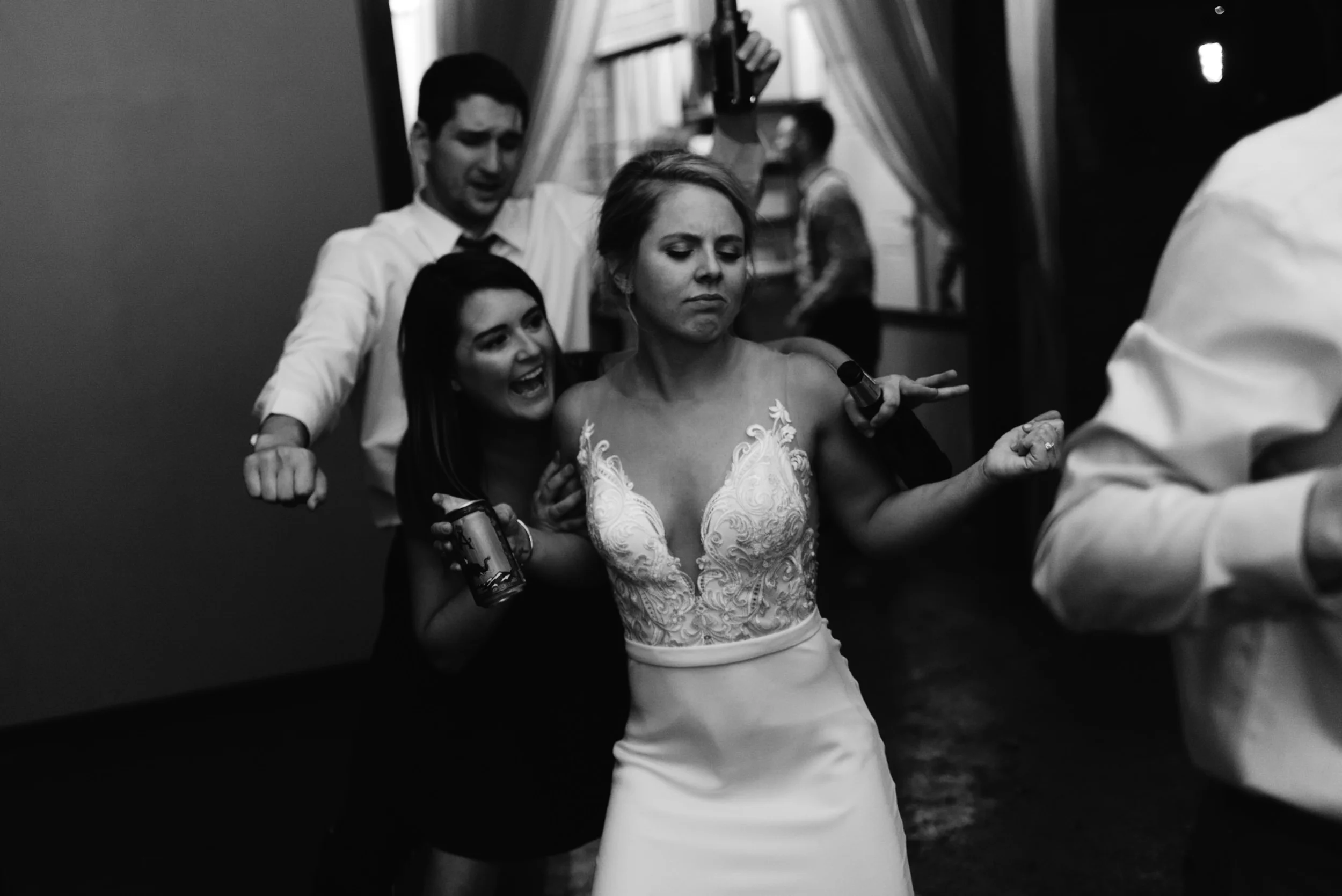  Downtown Denver wedding reception at Moss. Colorado wedding and elopement photography. 