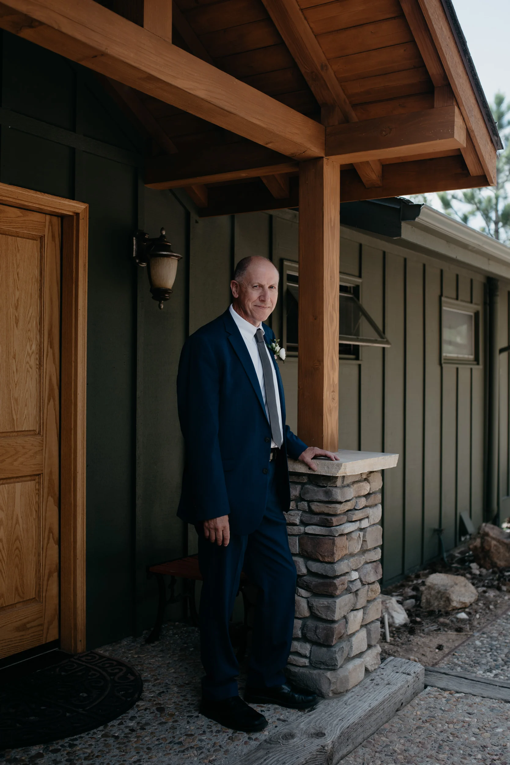  Photo of dad, Rocky Mountain National Park elopement. Colorado elopement photographer. 