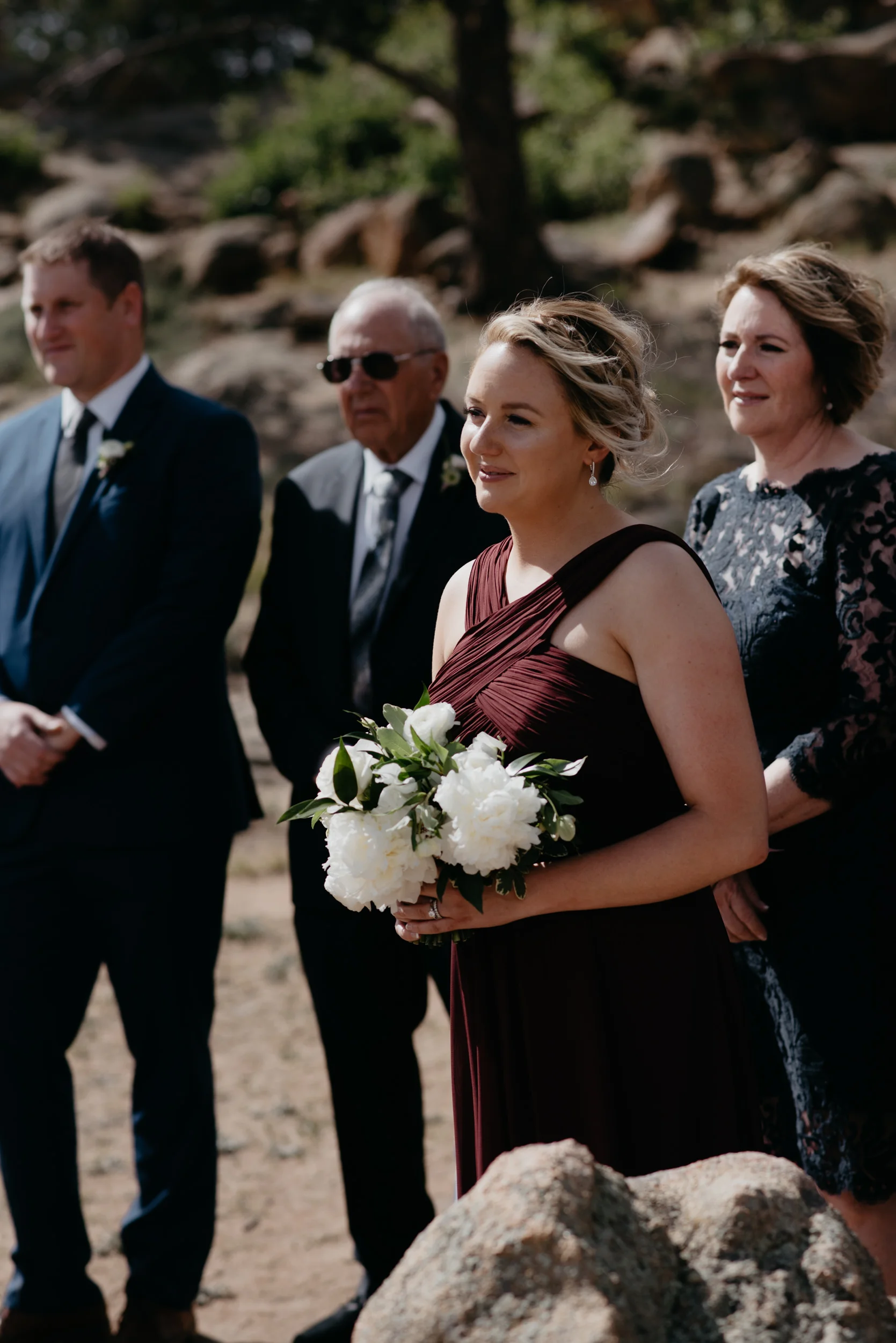  Wedding ceremony in Rocky Mountain National Park. Colorado elopement photographer. 