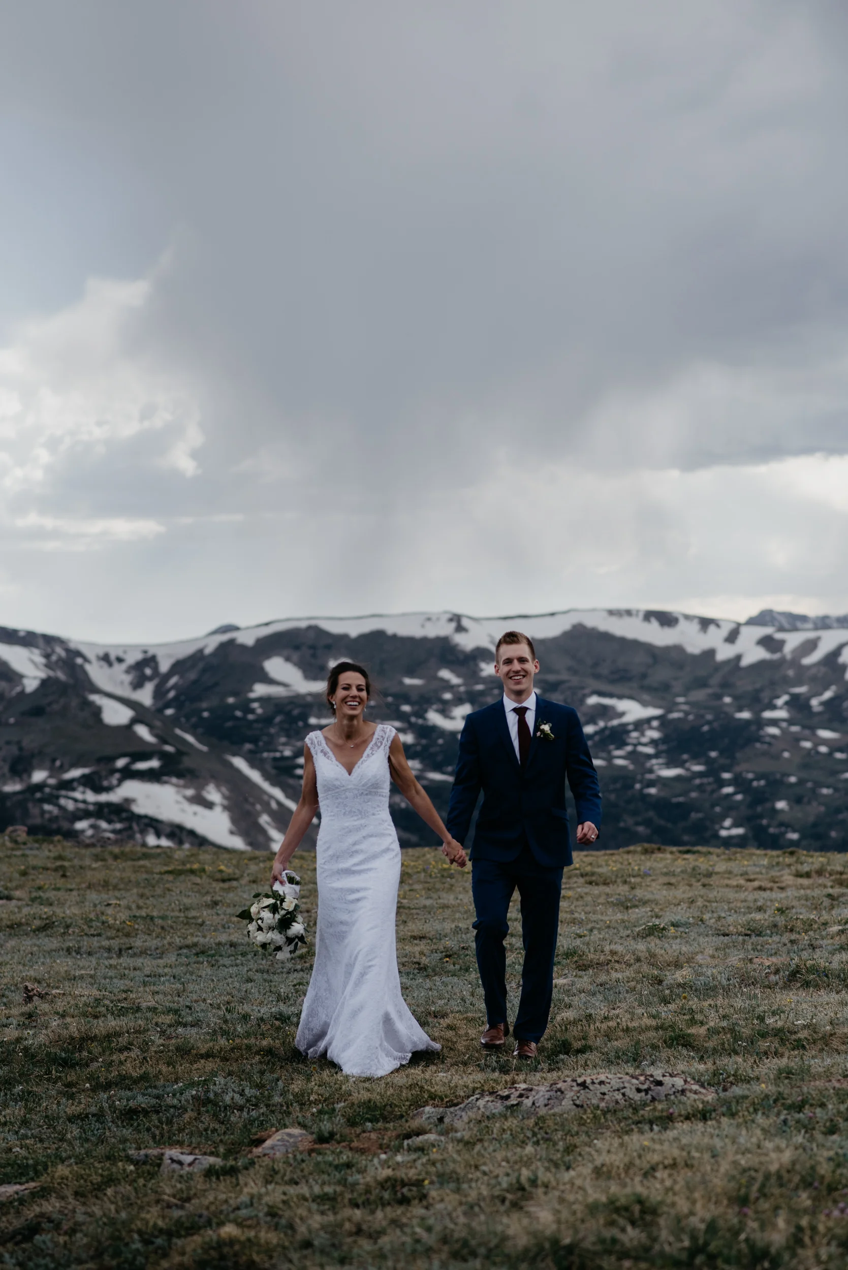  Rocky Mountain National Park adventure elopement at Trail Ridge Road. Colorado elopement photographer. 