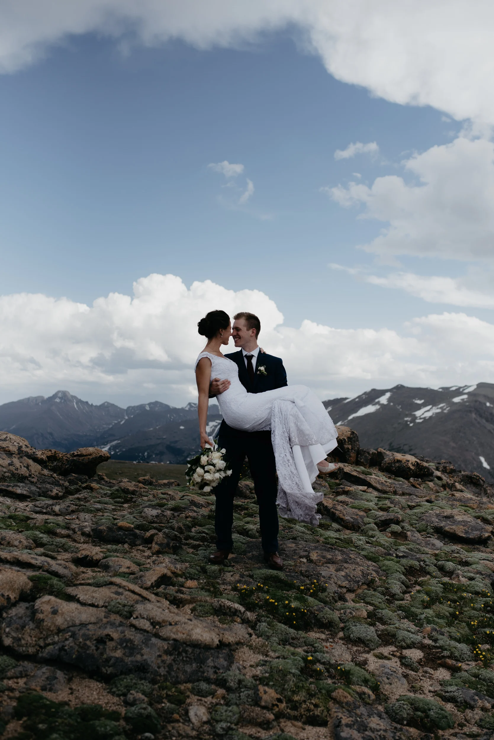  Colorado adventure elopement photographer. Trail Ridge Road elopement. 