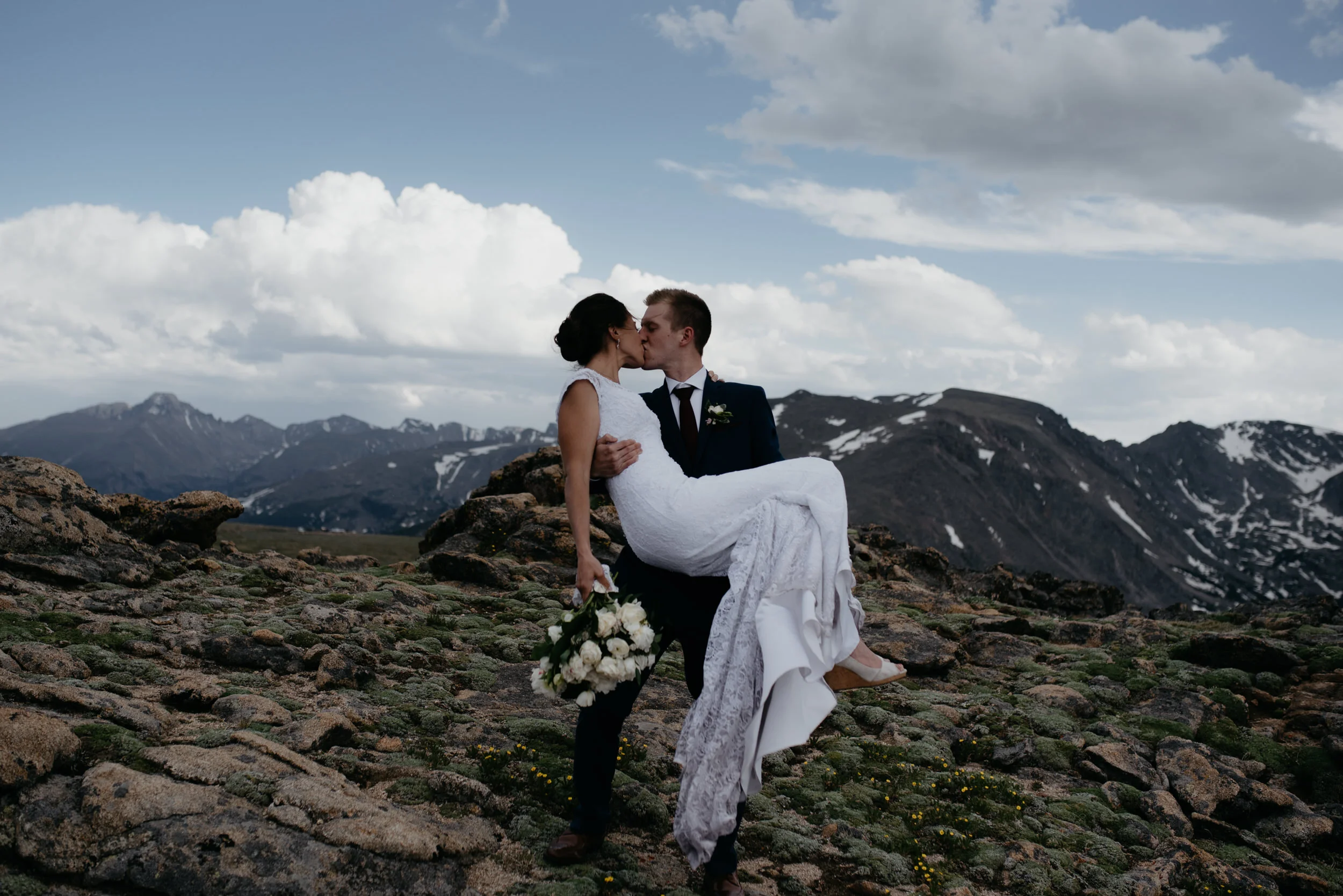  Colorado adventure elopement photographer. Trail Ridge Road elopement in Rocky Mountain National Park. 