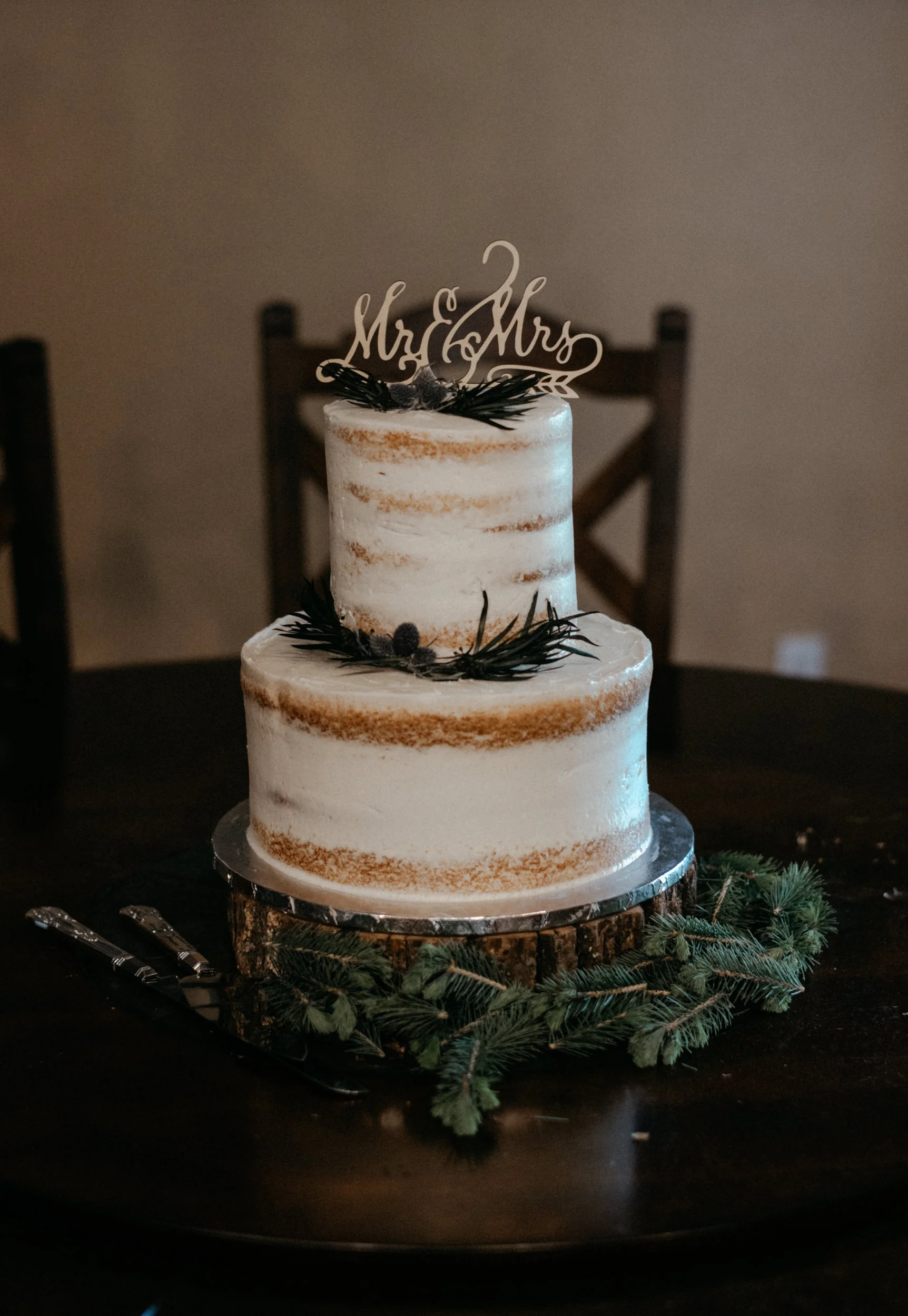  Intimate Colorado wedding at Sapphire Point. Wedding Cake. 