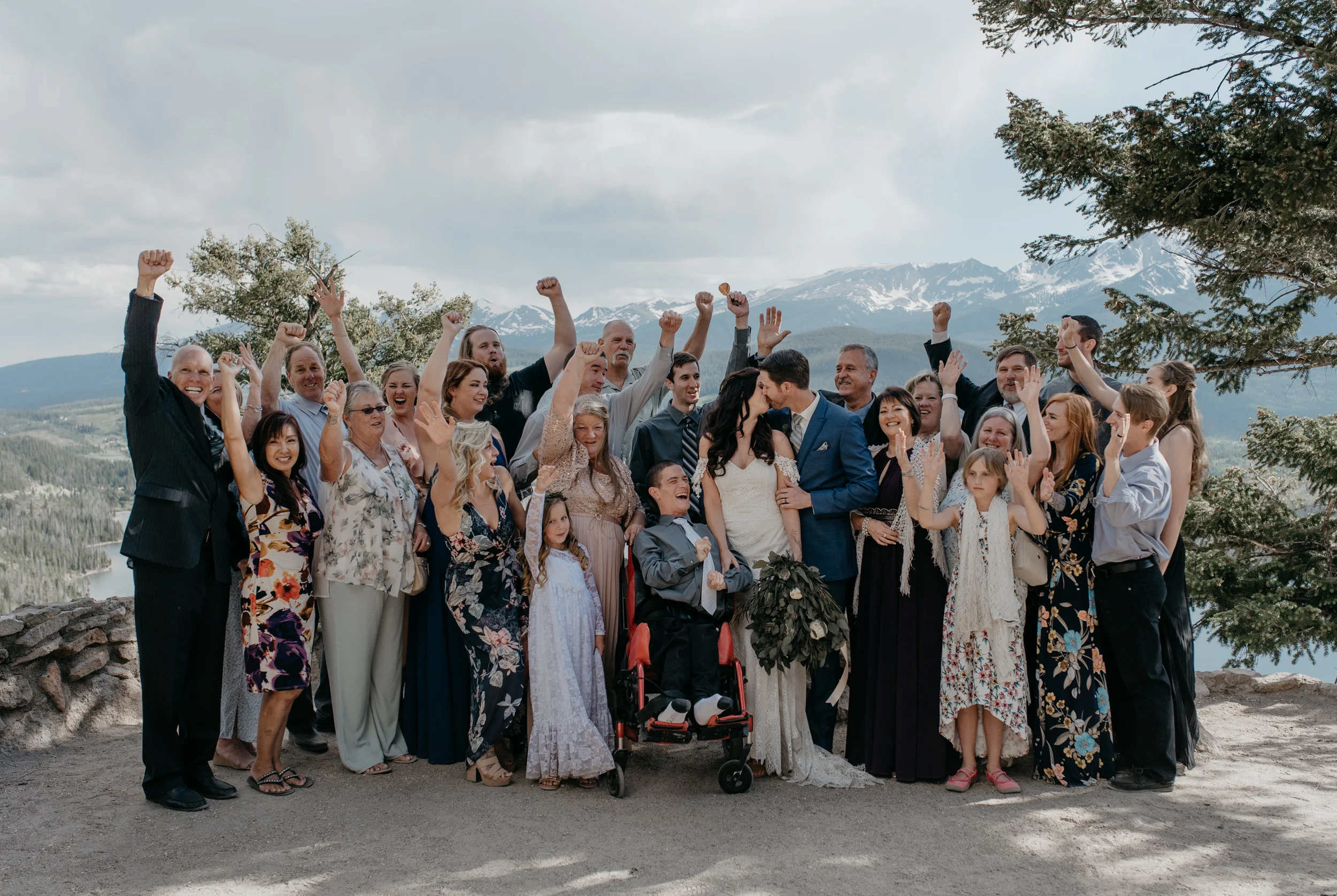  Colorado mountain destination wedding. 