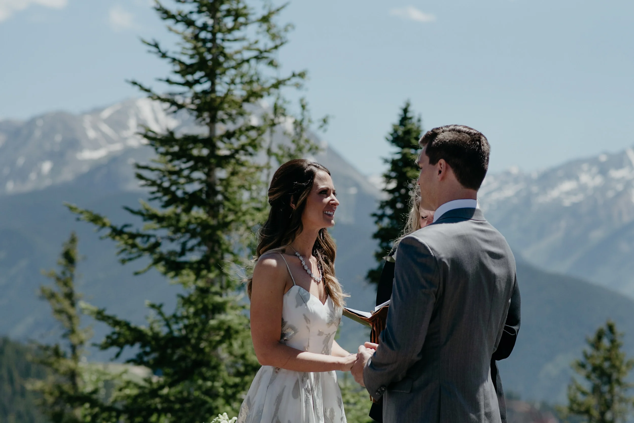  The Little Nell wedding photos at the Aspen wedding deck. 