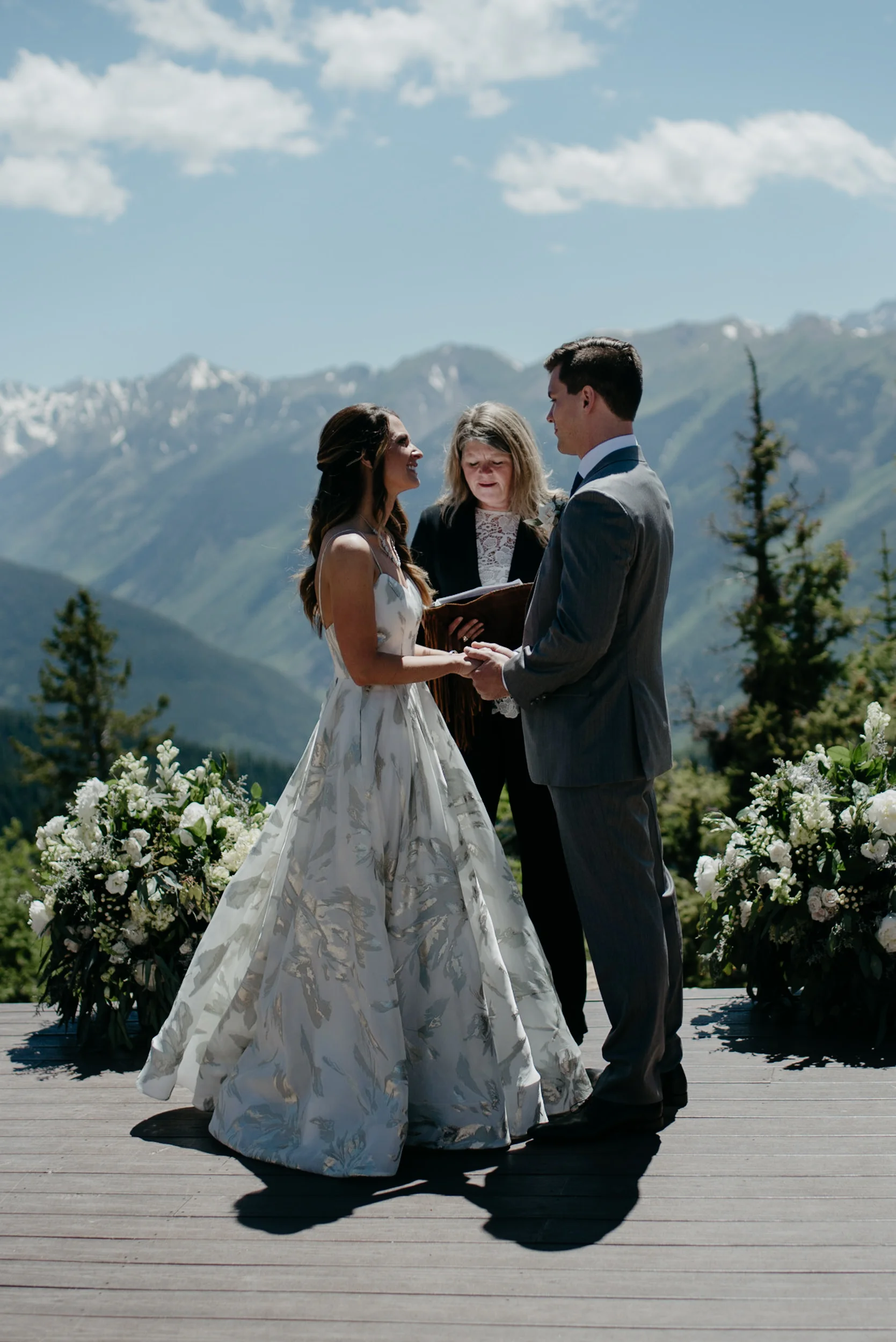  Colorado wedding photographer. Ceremony at The Little Nell. 