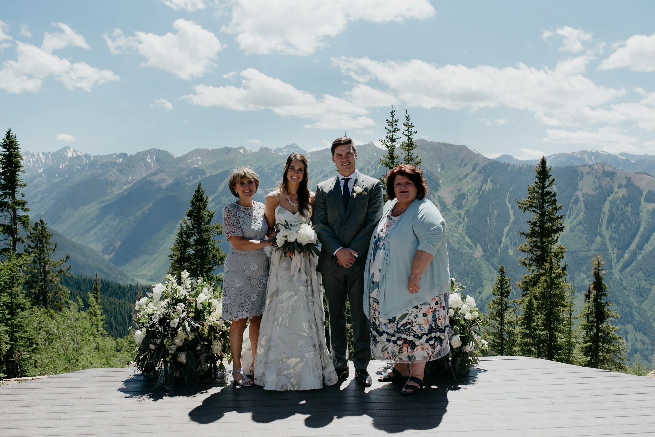  Family photos, The Little Nell wedding. Aspen, Colorado wedding photographer. 