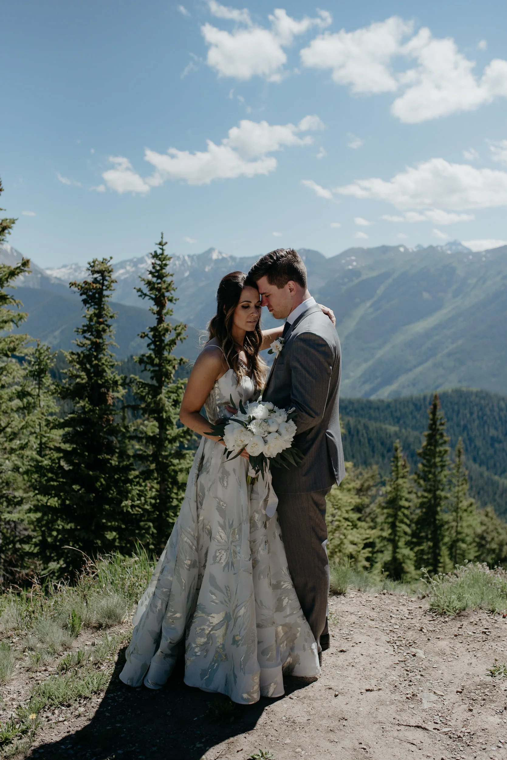  Colorado mountain wedding and elopement photographer. Aspen wedding at The Little Nell. 