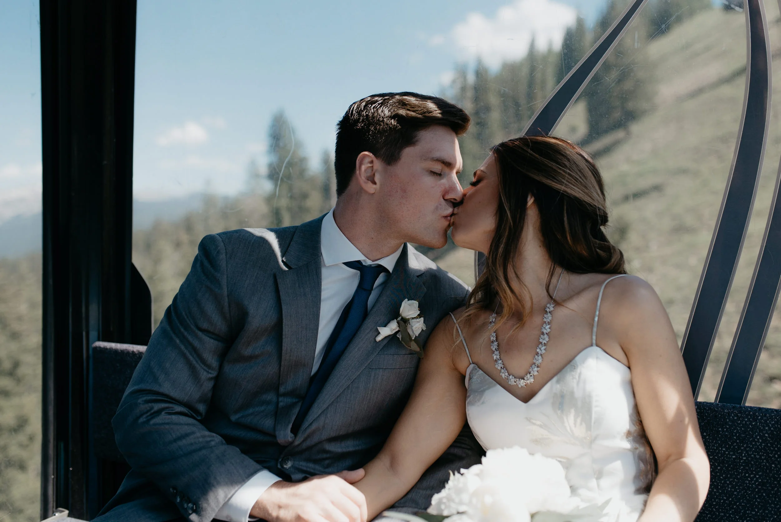  Colorado adventure elopement and wedding photographer. Intimate mountain wedding at The Little Nell in Aspen, Colorado. 