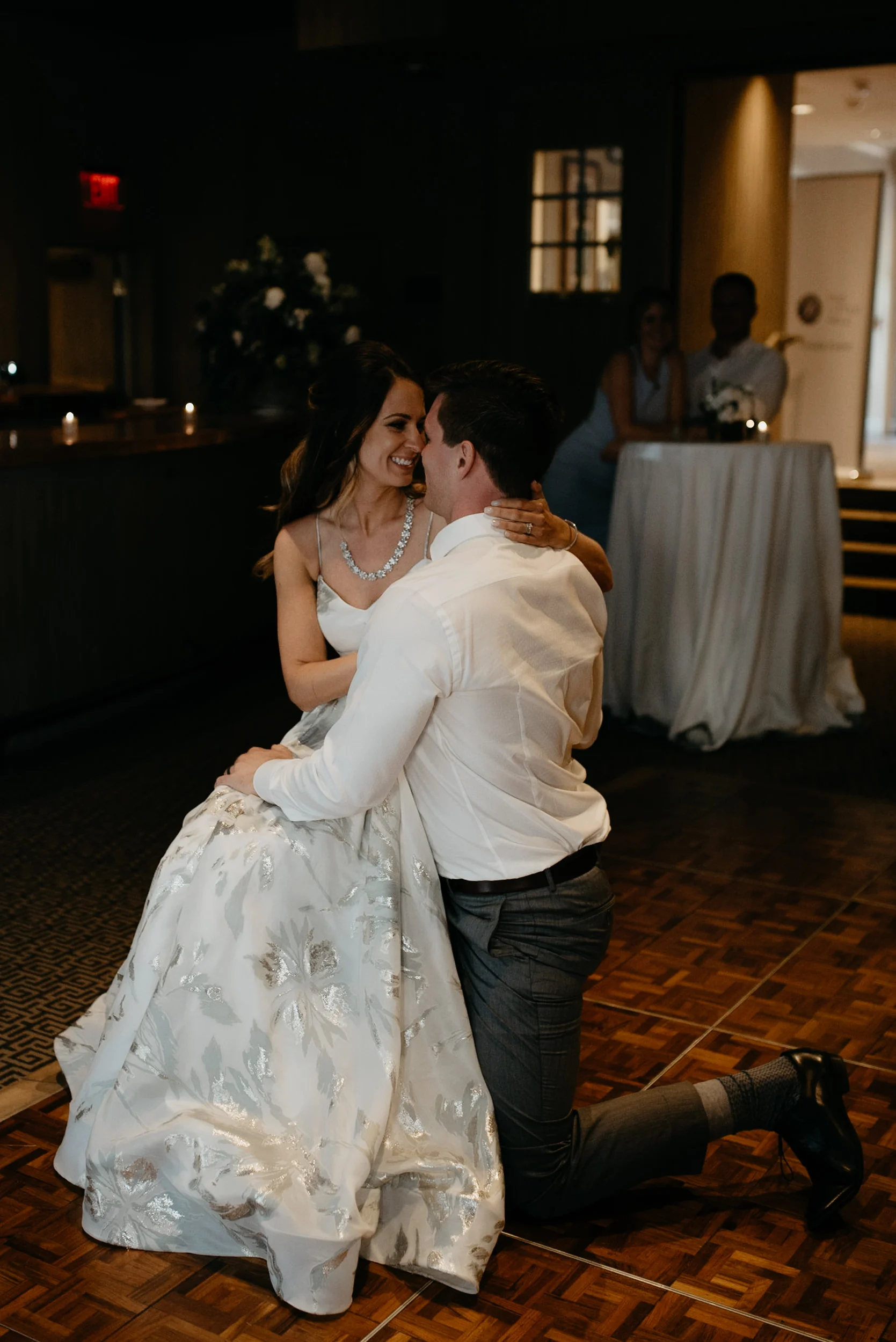  Bride and groom first dance. Aspen, Colorado wedding at The Little Nell taken by Alyssa Reinhold. 