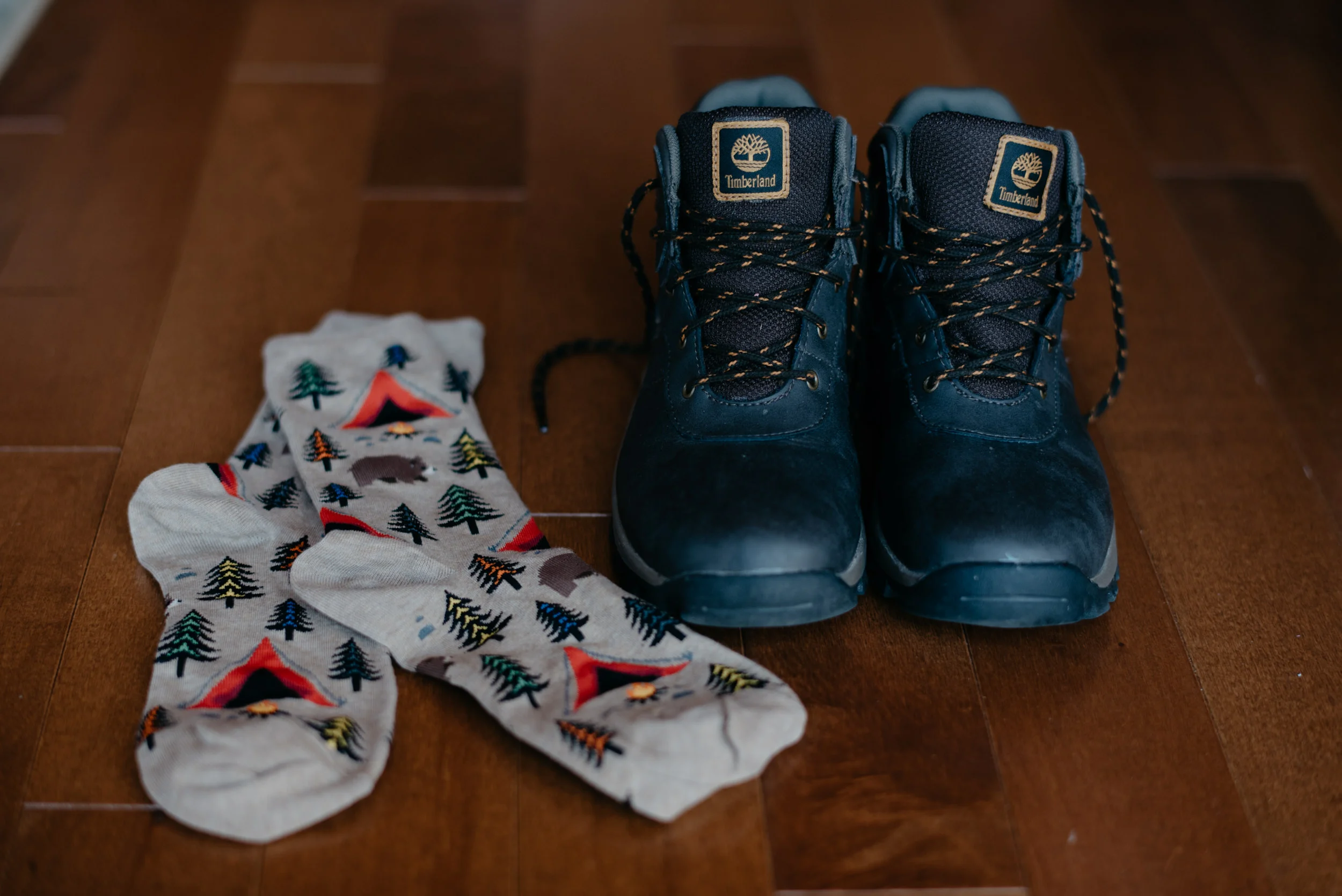  Hiking boots worn to ceremony in Rocky Mountain National Park. 