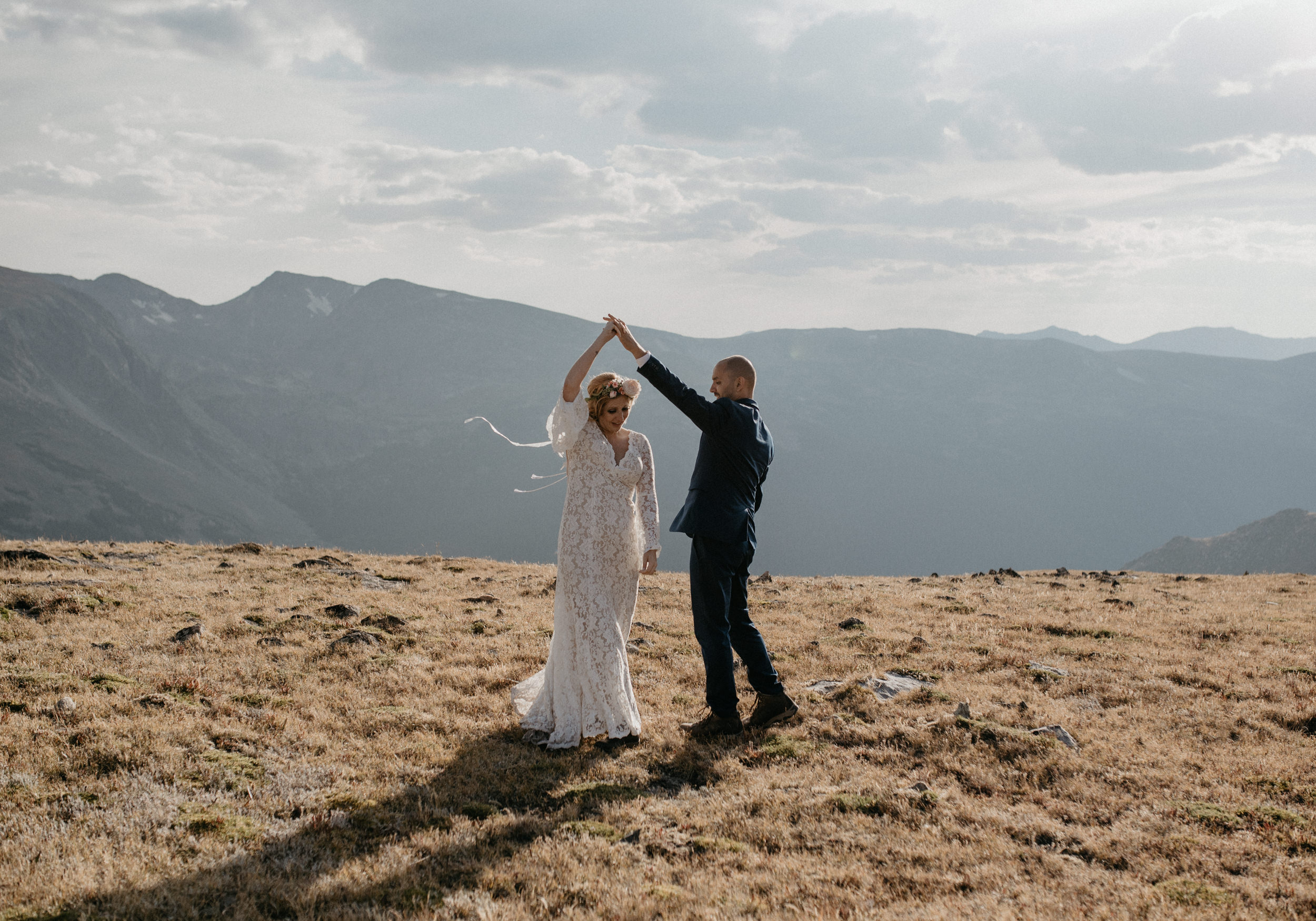  Colorado based adventure mountain elopement and wedding photographer. 