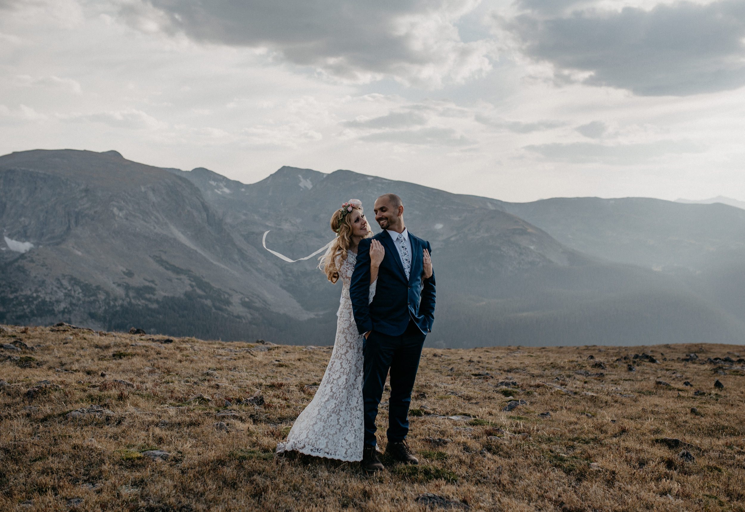  Trail Ridge Road adventure elopement. Colorado elopement and wedding photographer. 