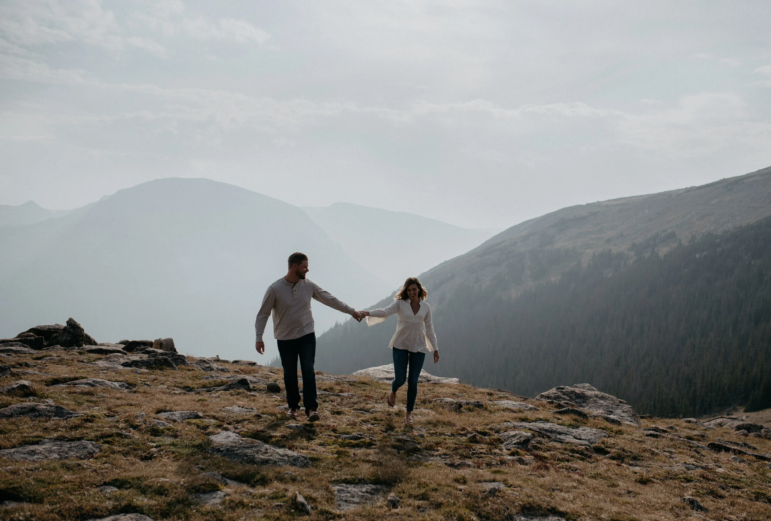  Rocky Mountain National Park adventure engagement photography. Colorado elopement and wedding photography. 