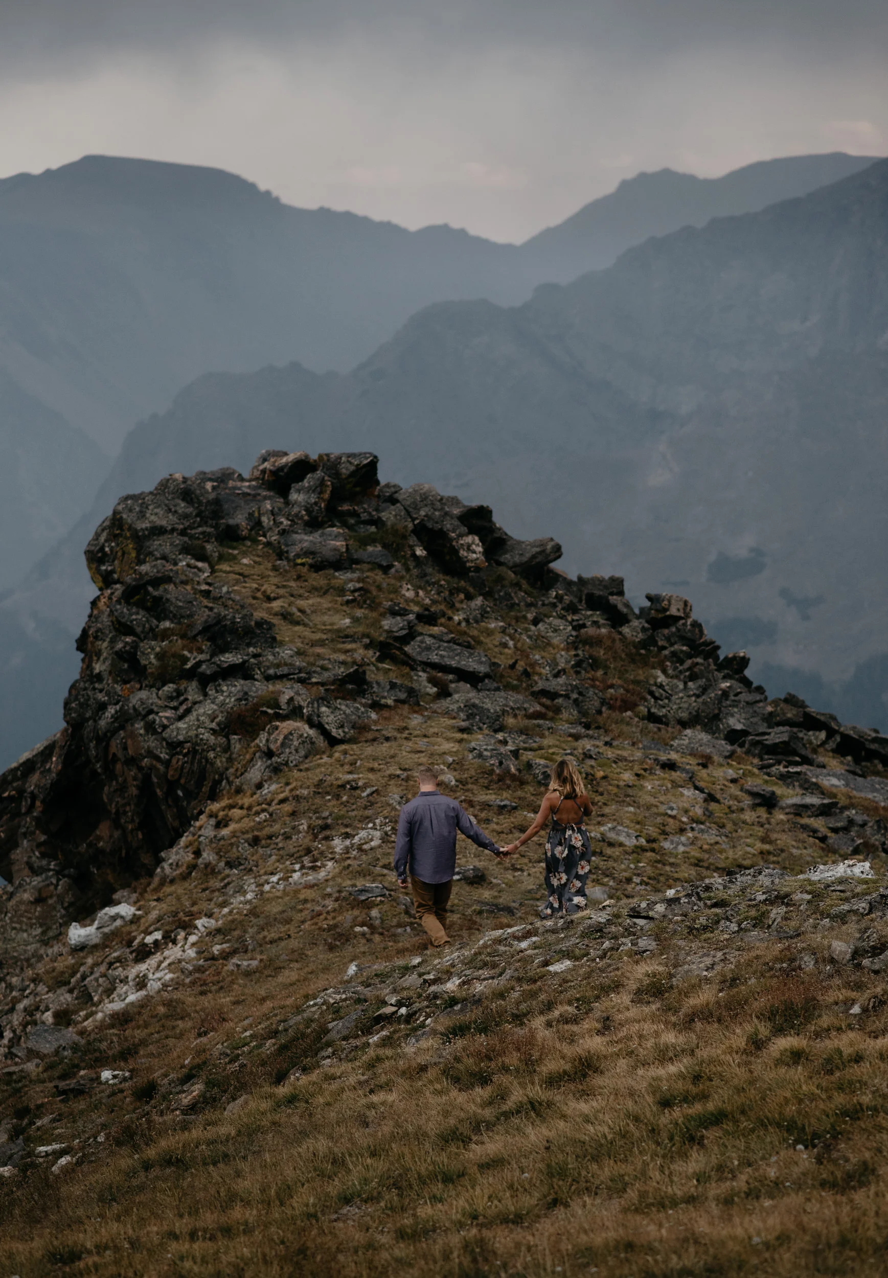  Mountaintop elopement photos in Colorado. Denver elopement and wedding photographer. 