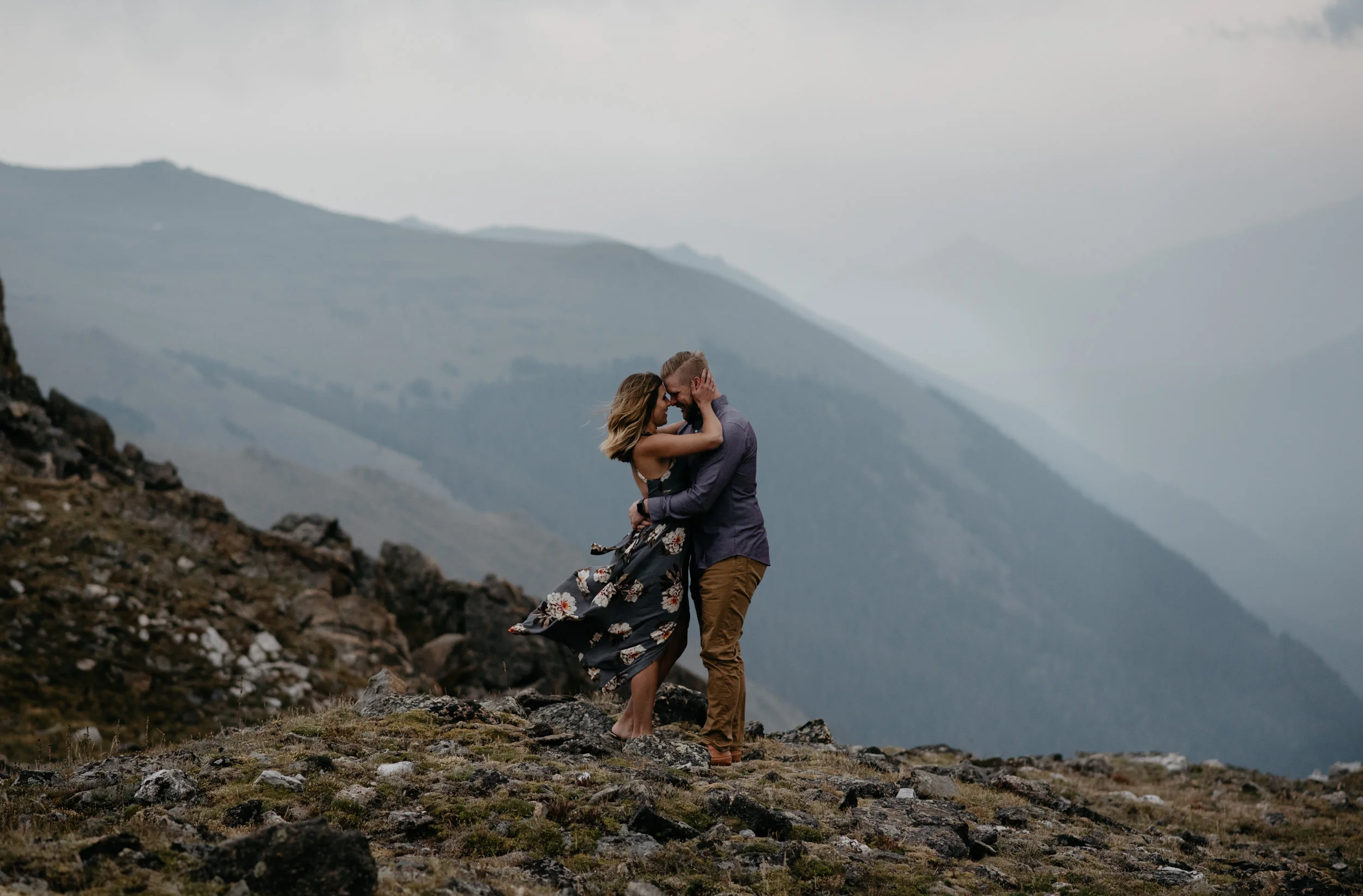  Alyssa Reinhold, Colorado wedding and elopement photographer. Trail Ridge Road elopement in Rocky Mountain National Park. 