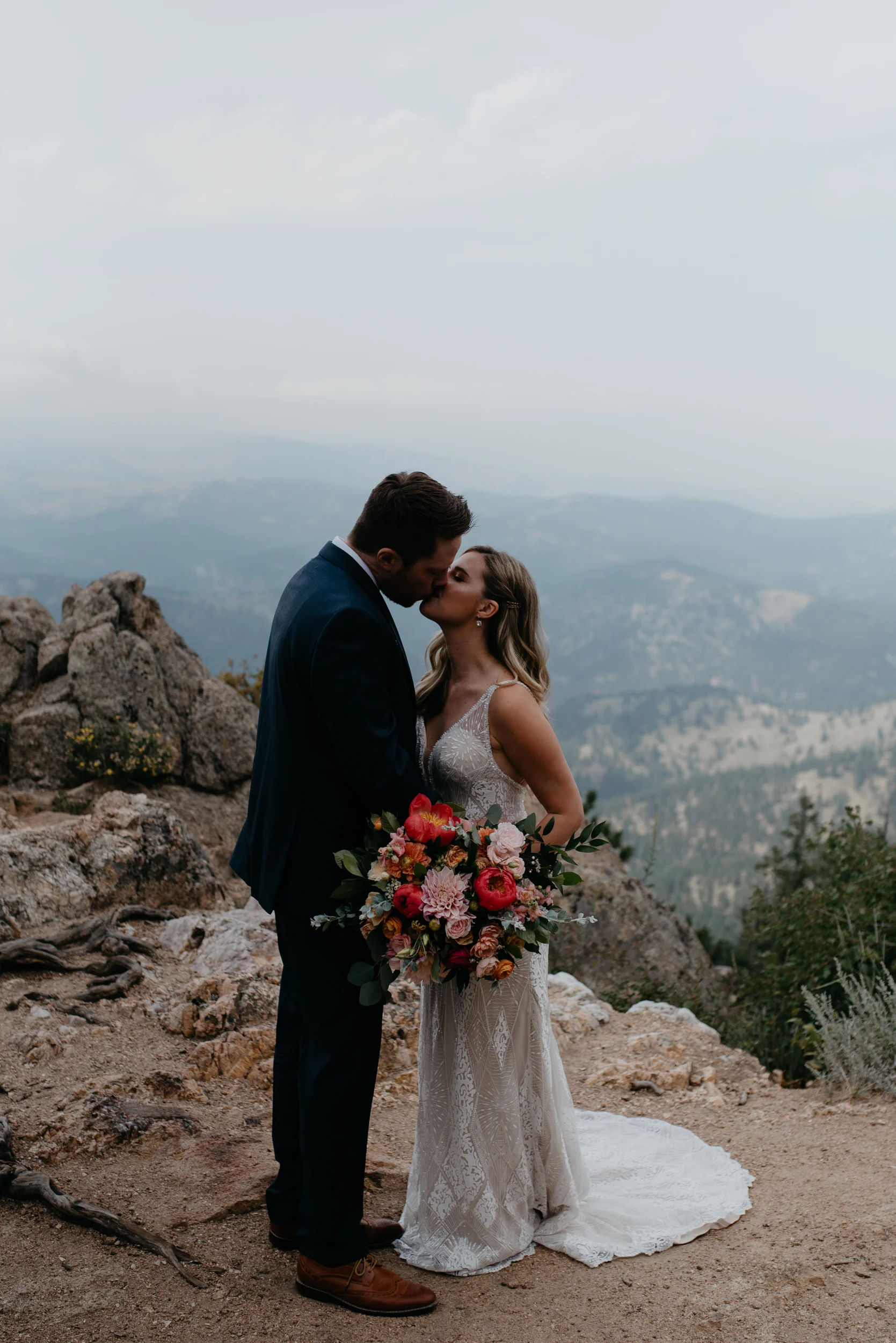  Lost Gulch mountain elopement photos in Boulder, Colorado. Colorado wedding and elopement photographer. 