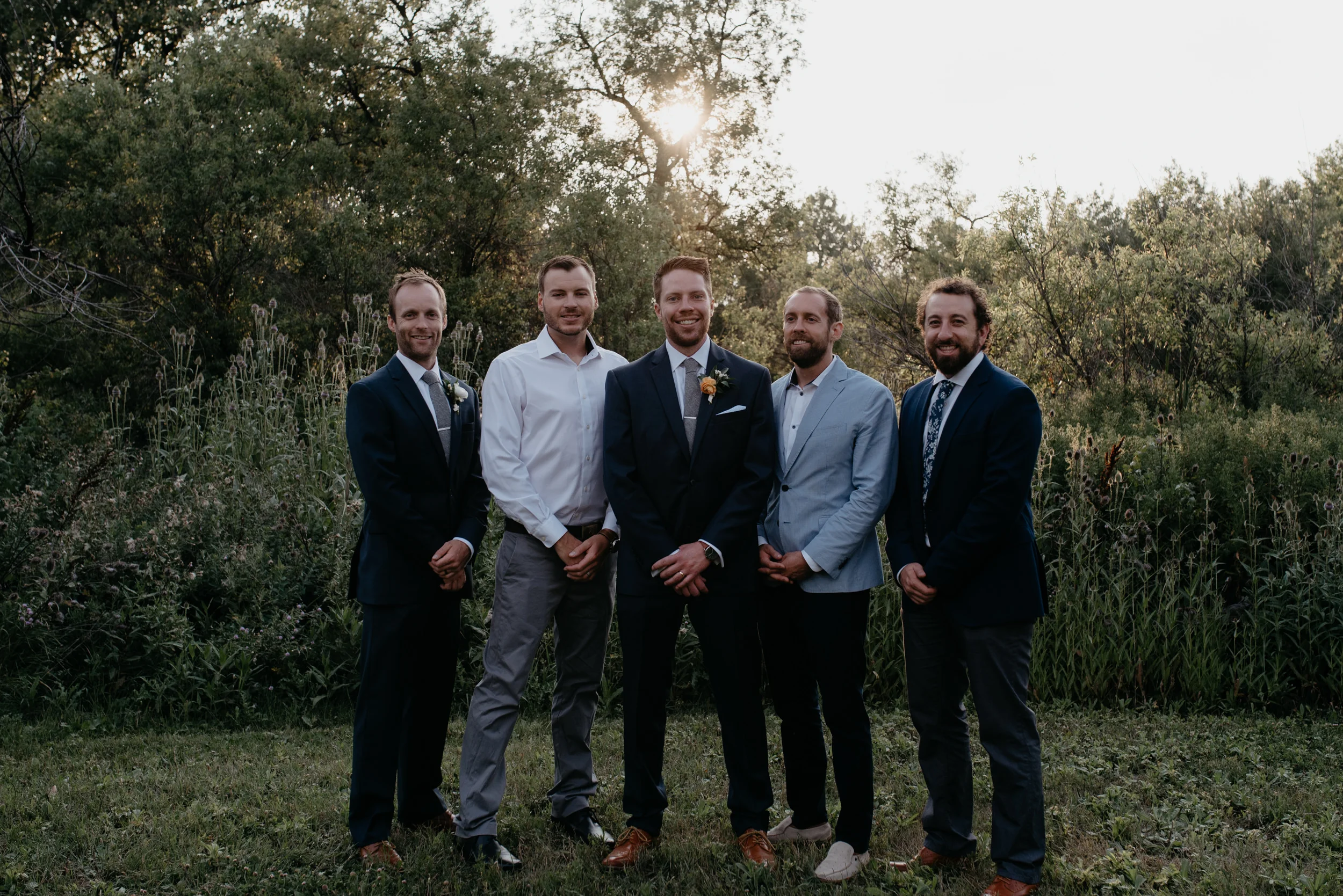  Groomsmen photo inspiration. Denver, Colorado wedding photographer. Colorado adventure elopement photographer. 
