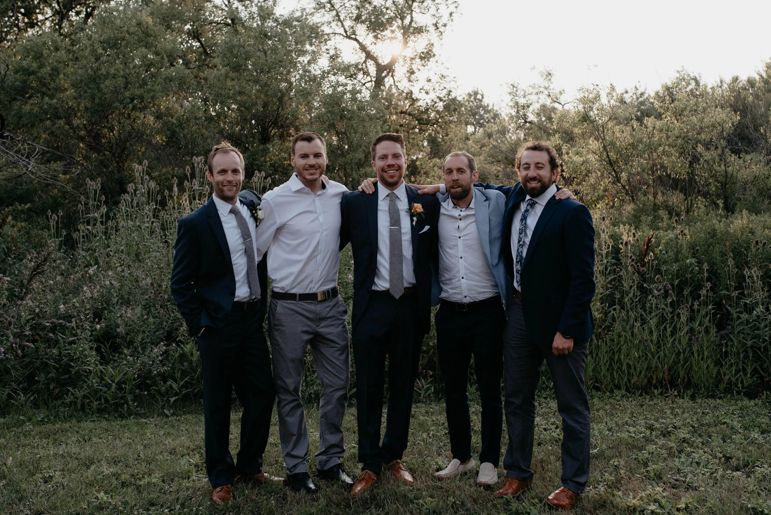  Groomsmen photos. Boulder, Colorado elopement photographer. Colorado wedding photography. Affordable Colorado wedding photographer. 