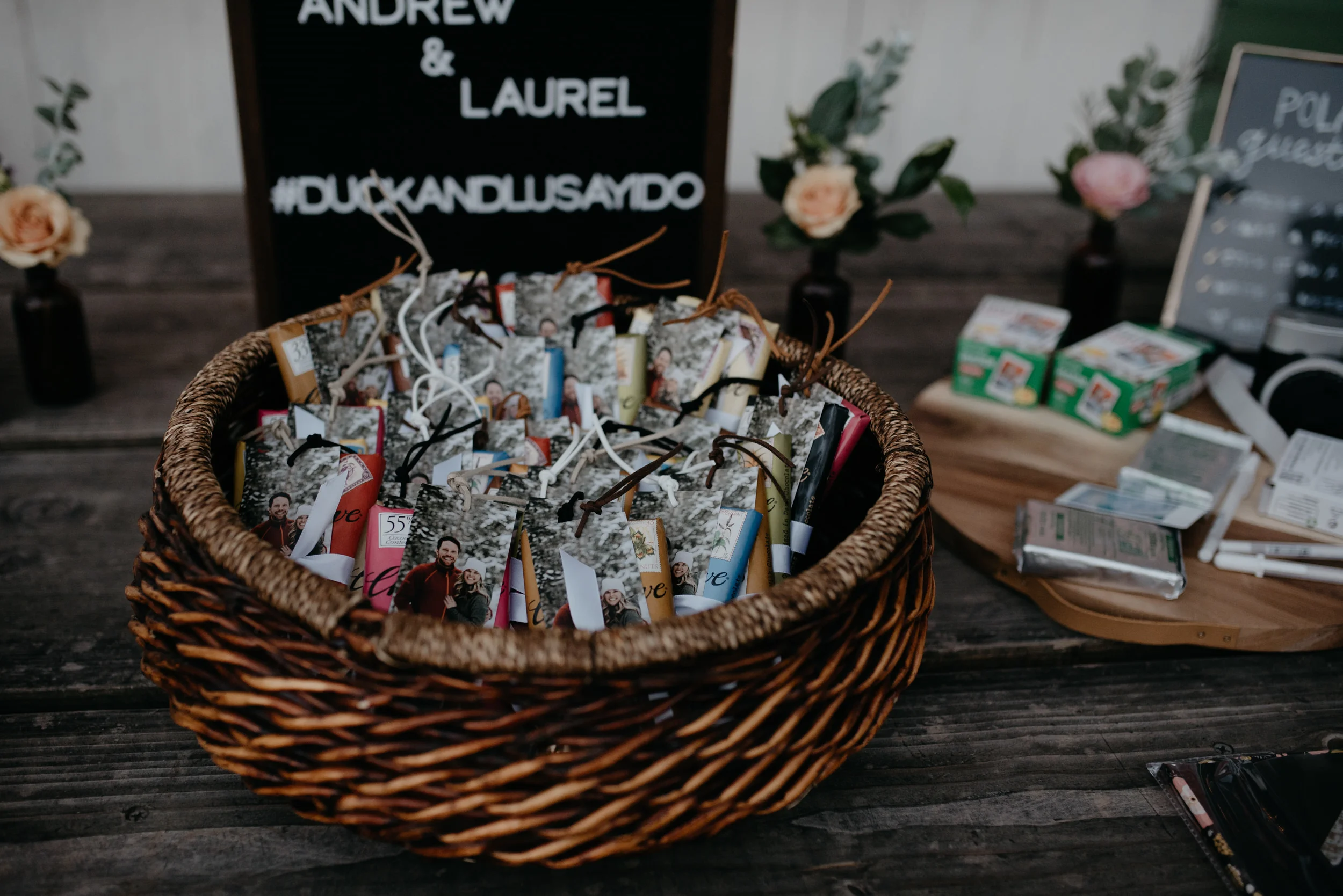  Wedding favors at Three Leaf Farm wedding in Boulder, Colorado. Colorado mountain wedding photographer. 