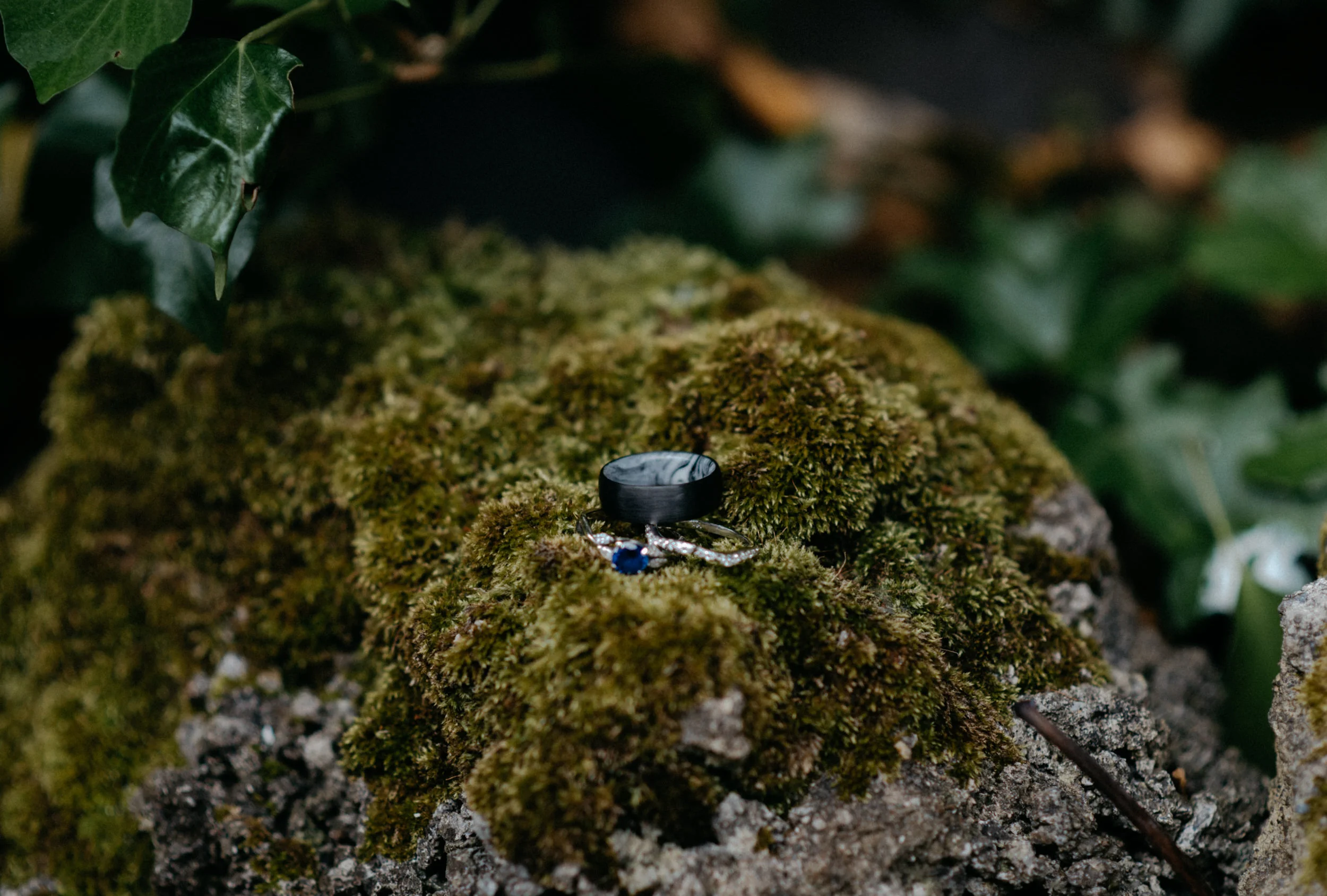  Ring shot by Ireland wedding and elopement photographer. Ireland destination wedding in County Clare, Ireland. 