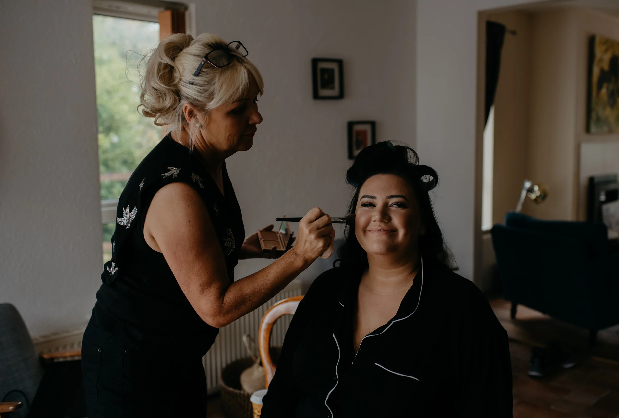 Getting ready photos by Ireland wedding and elopement photographer. Intimate destination wedding at Newtown Castle in County Clare, Ireland. 
