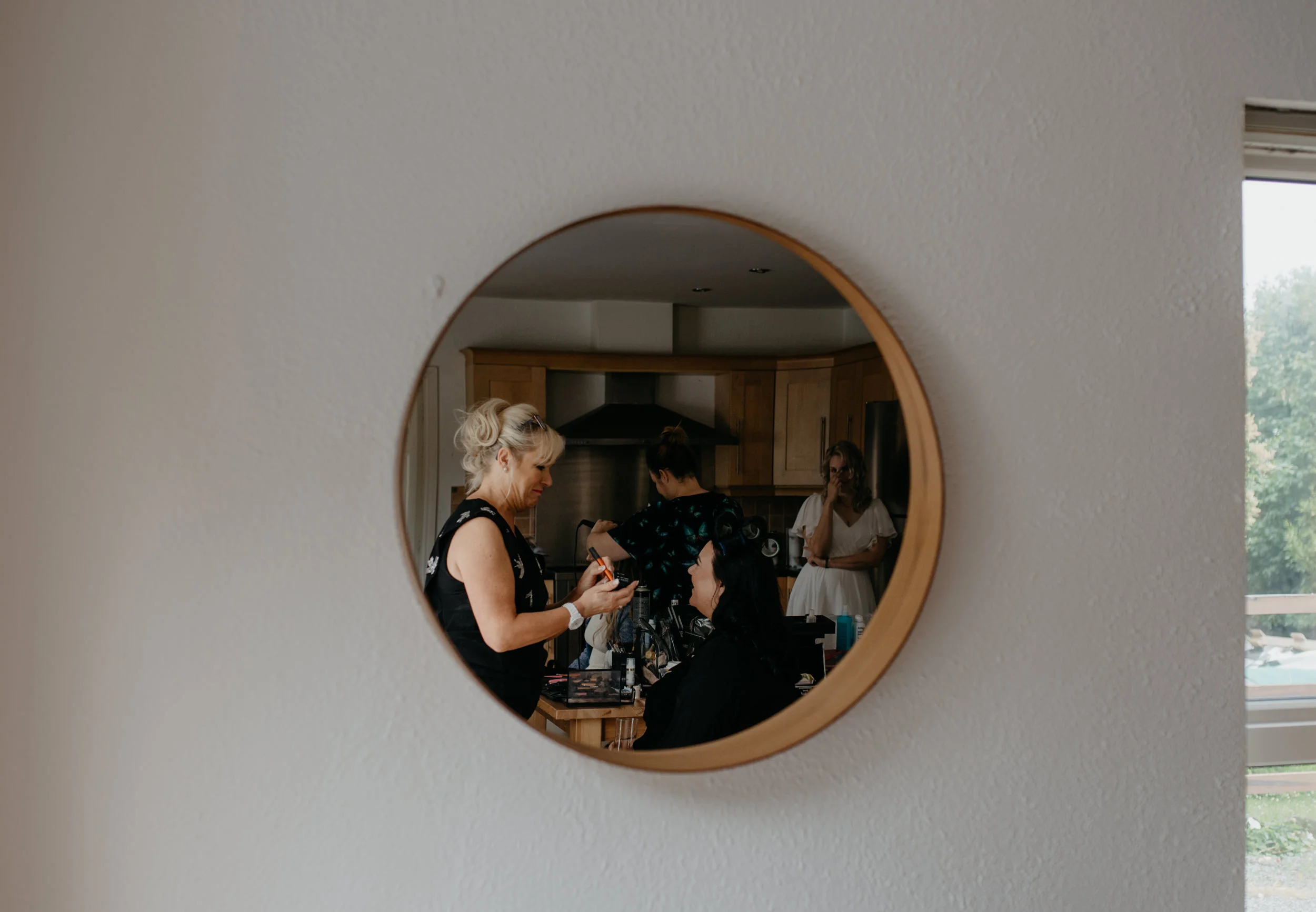  Getting ready photos by County Clare, Ireland wedding photographer. Ireland destination wedding. 