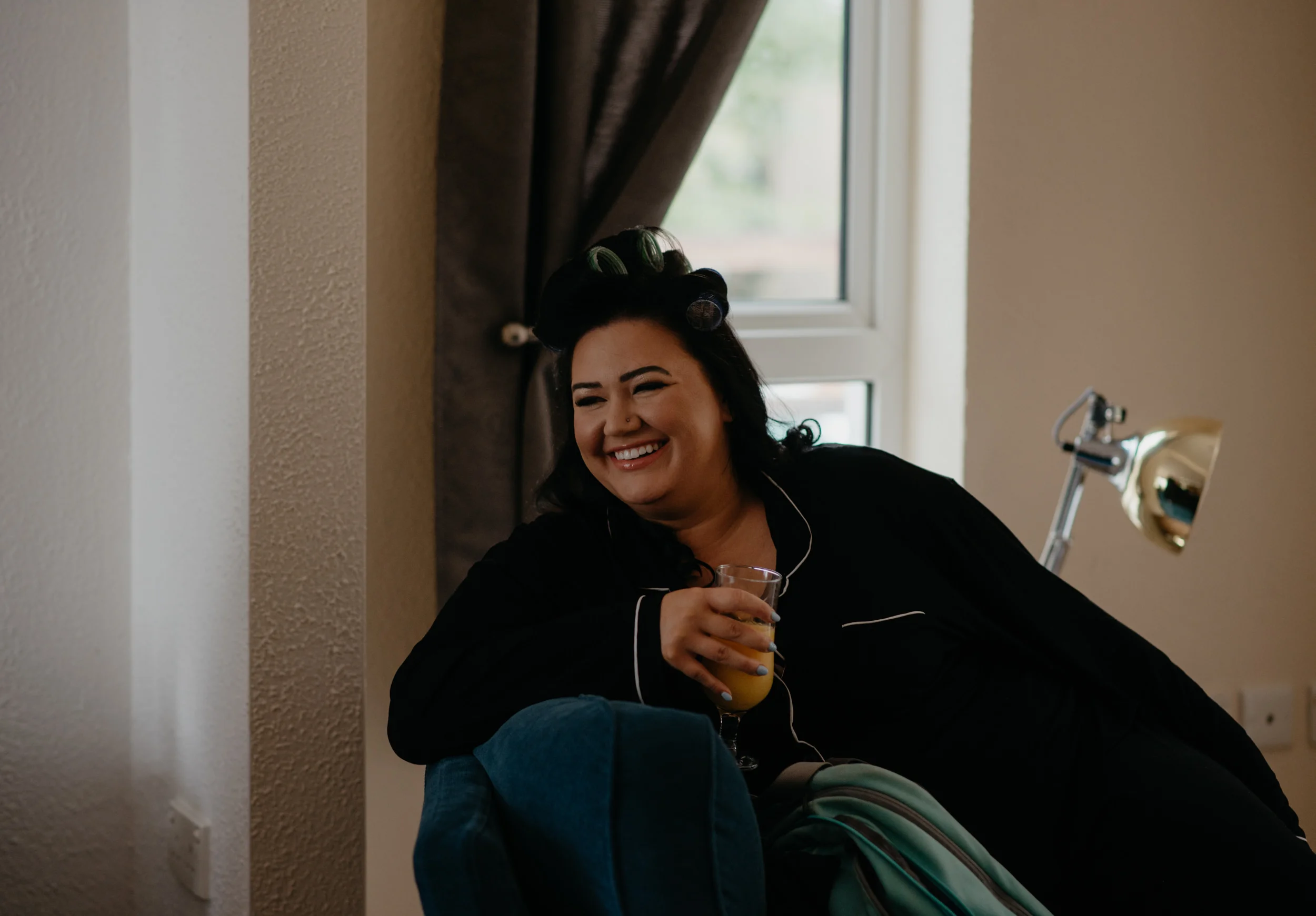  Bride getting ready. Ireland destination wedding. 