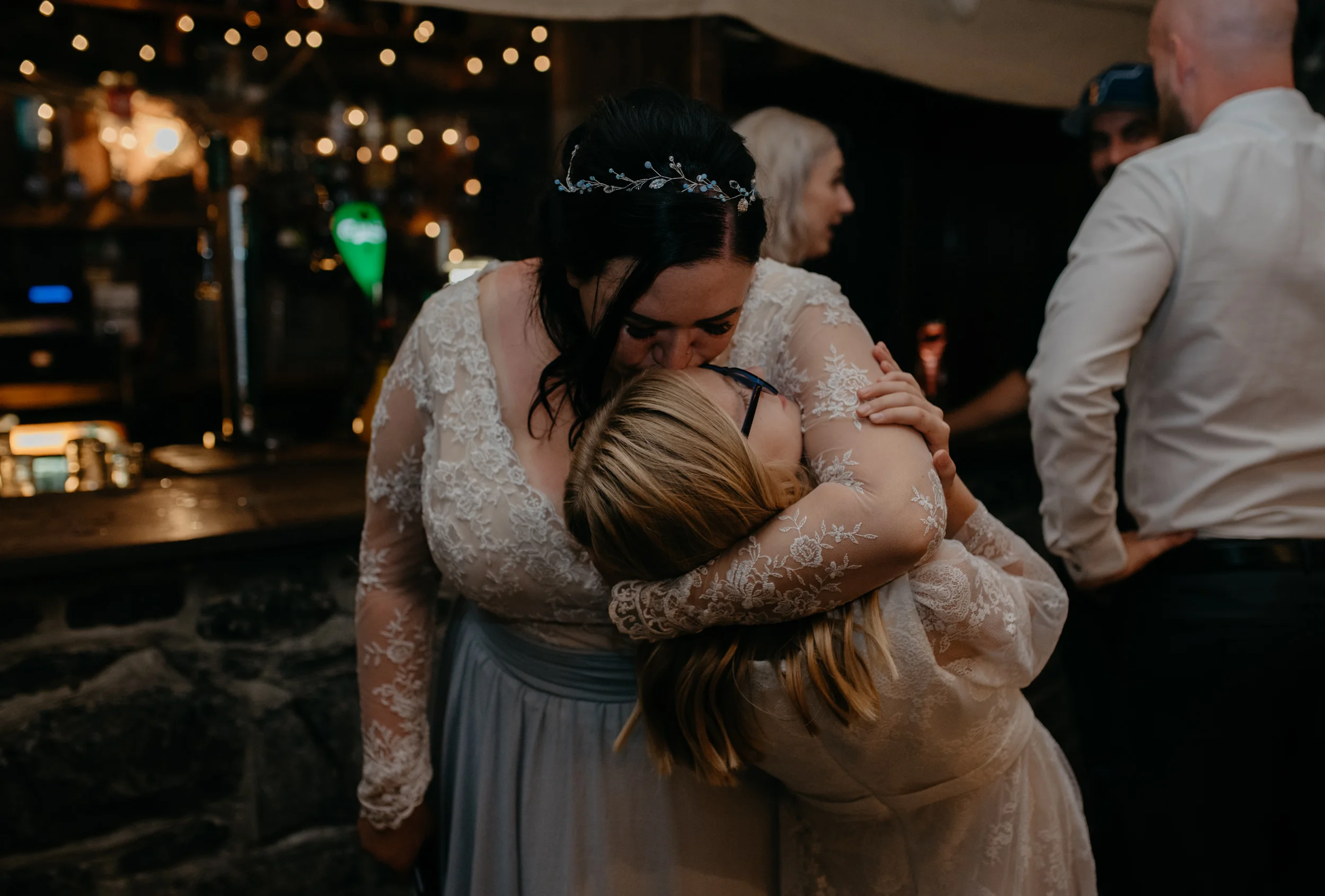  Reception at Vaughn’s Pub in Kilfenora. Ireland wedding and elopement photographer. 