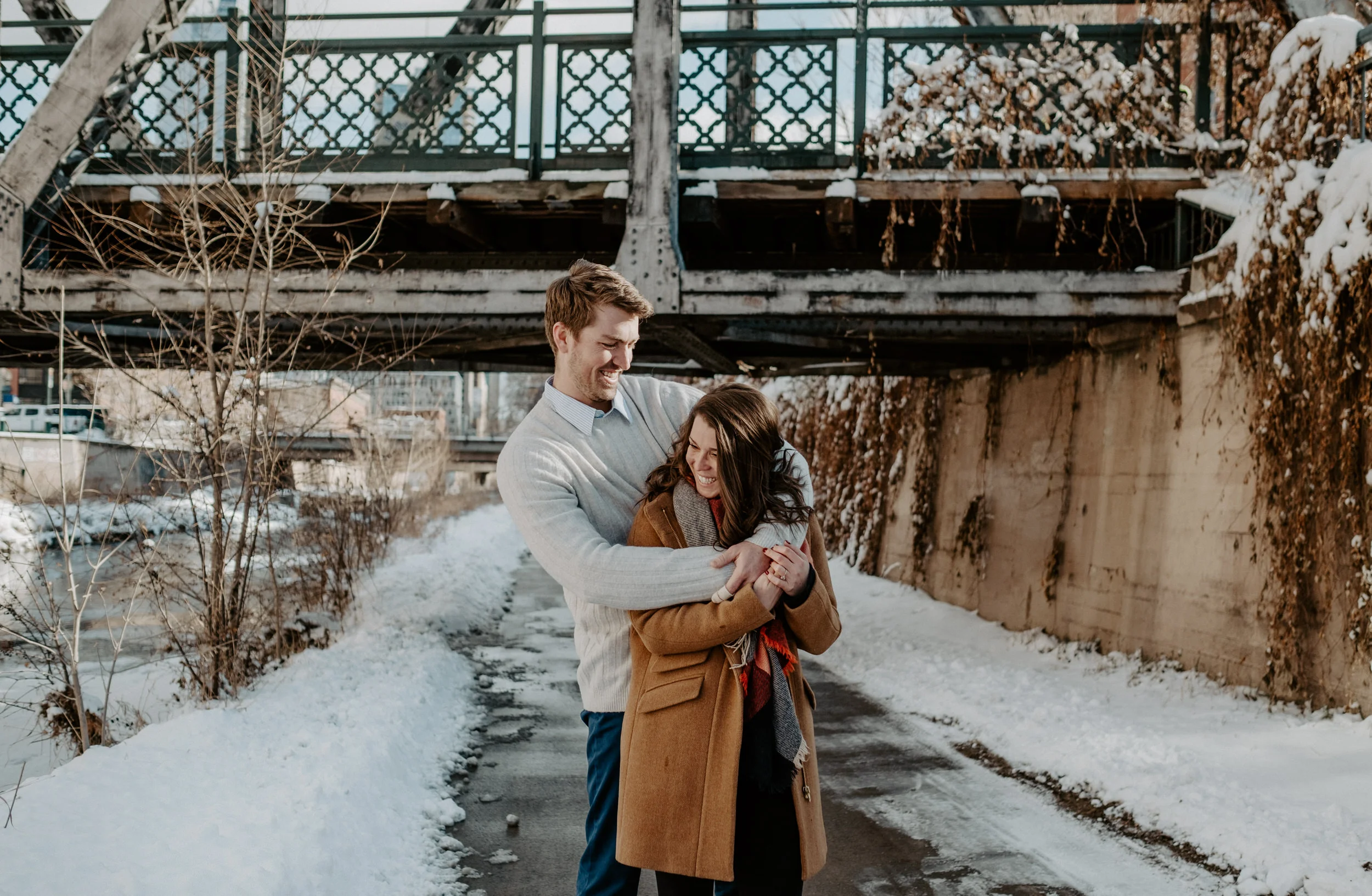  Urban engagement photo inspiration. Downtown Denver engagement session. Colorado wedding and elopement photographer. 