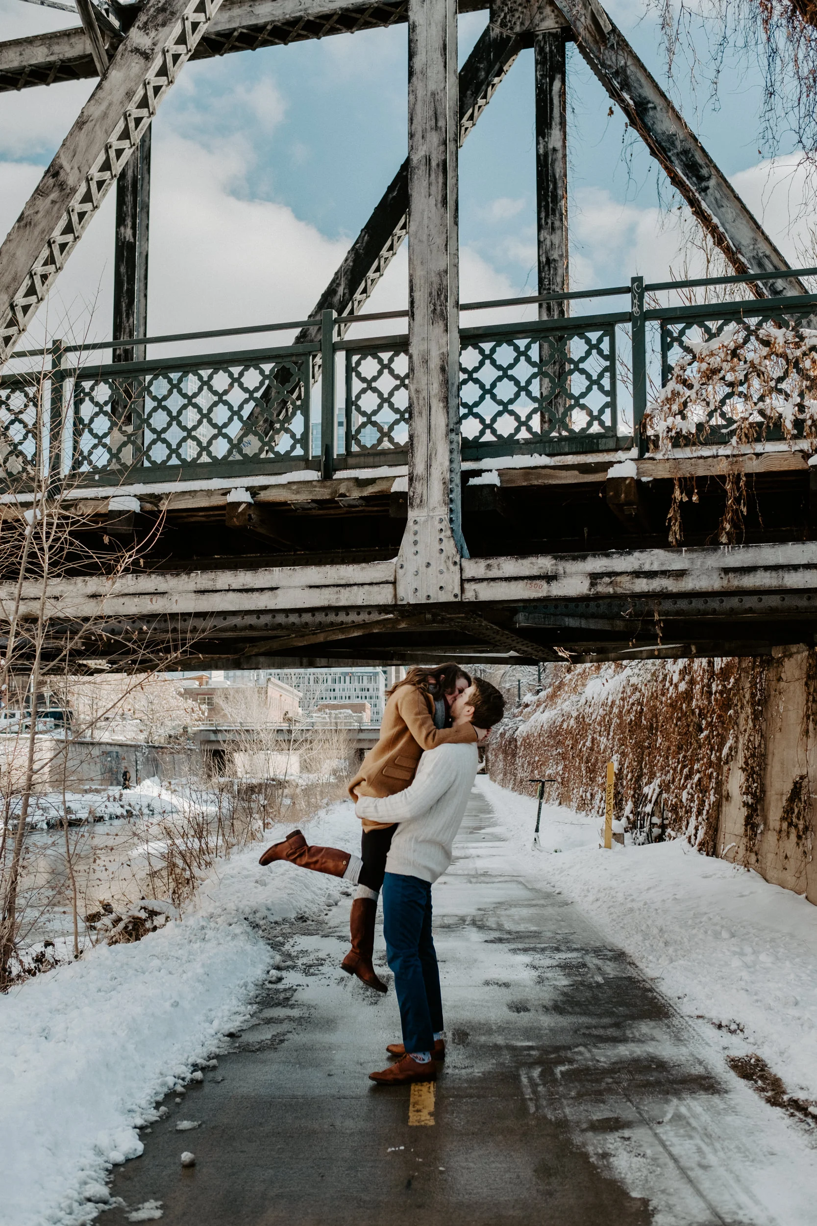  Downtown Denver engagement session. Denver wedding photographer. Colorado elopement photography. Denver engagement session locations. Urban engagement session inspiration. 