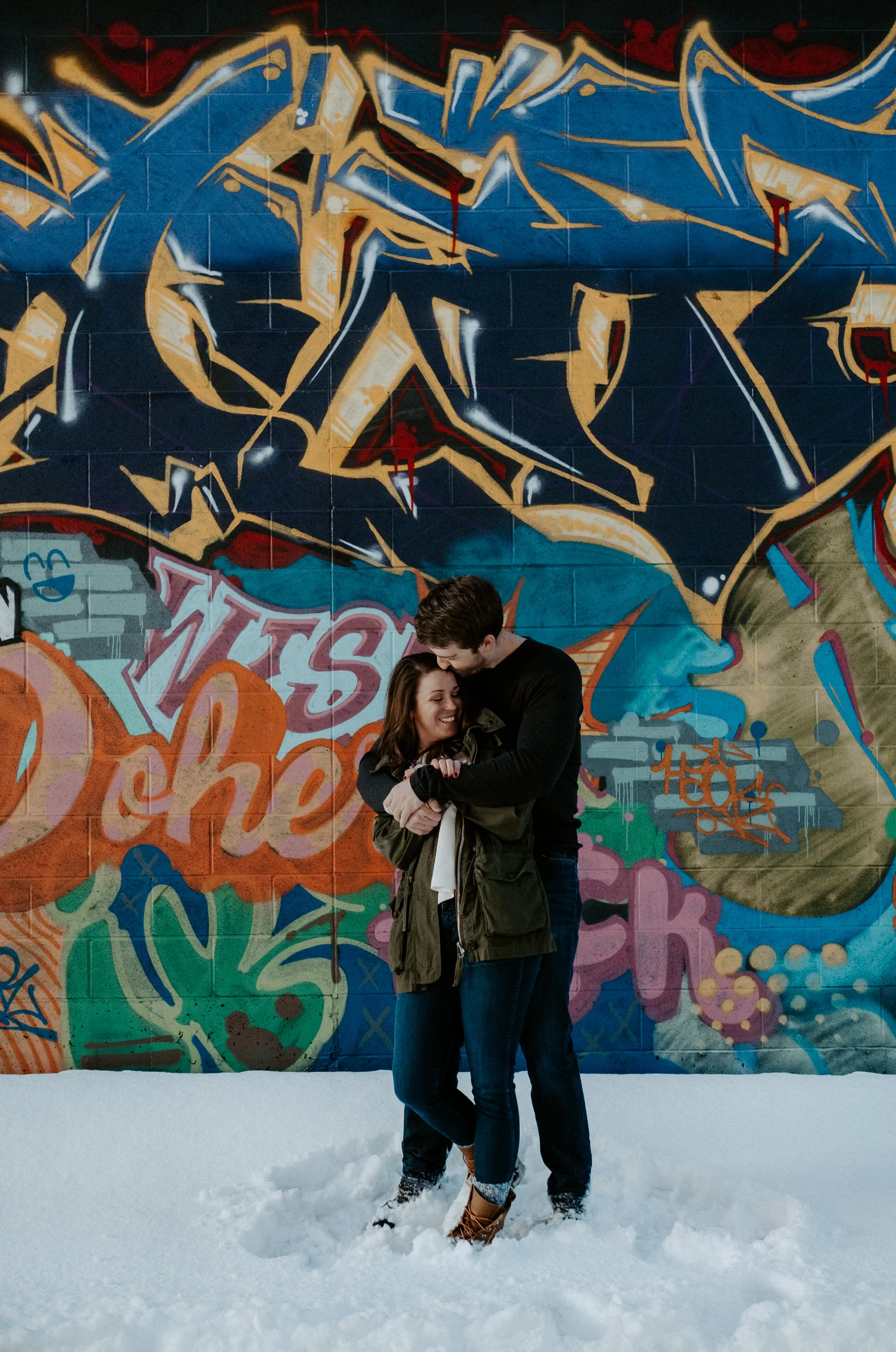  Denver wedding photographer. Colorado elopement photography. Downtown Denver urban engagement photos. 