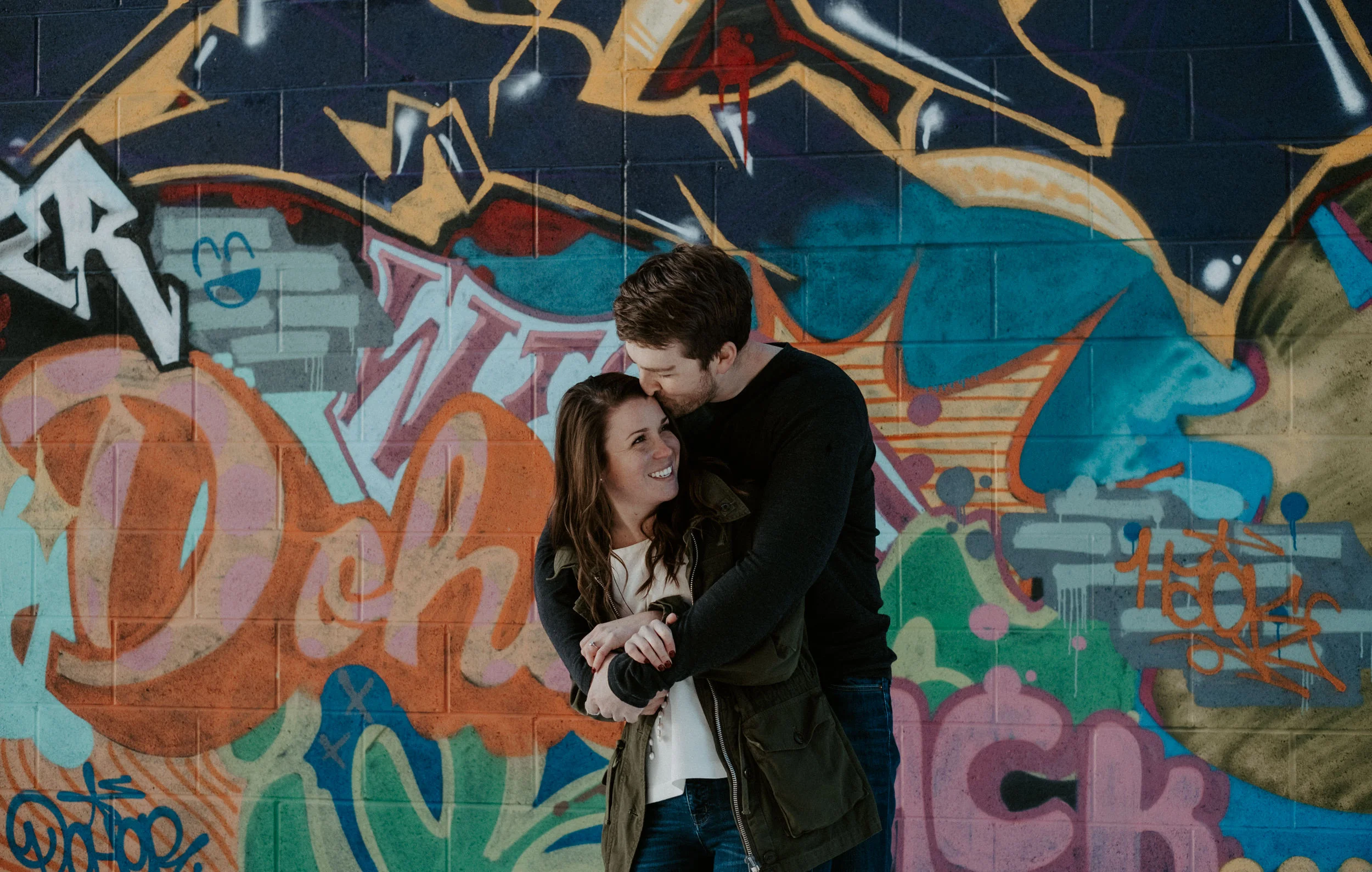  Colorado wedding photographer. Downtown Denver engagement session. RiNo engagement photos. City engagement session inspiration. 
