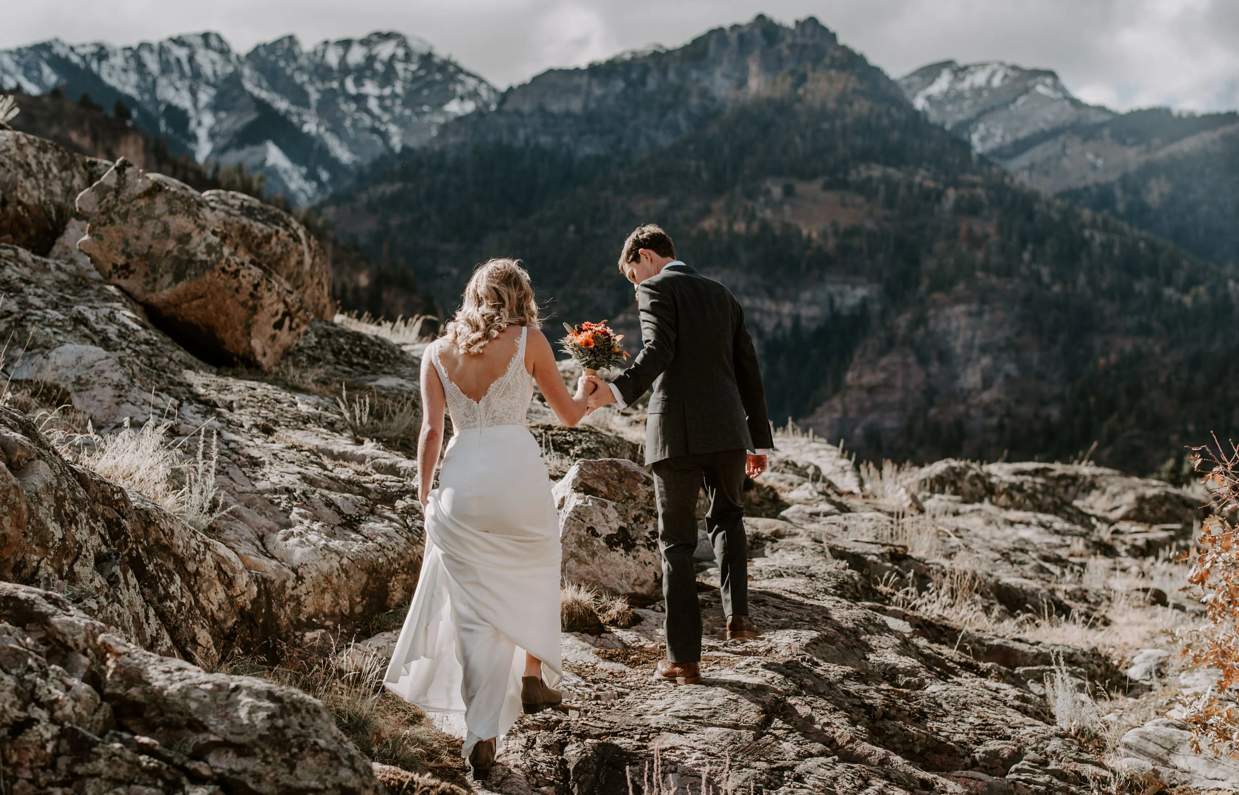  Ouray, Colorado hiking elopement. Colorado mountain wedding photographer. 