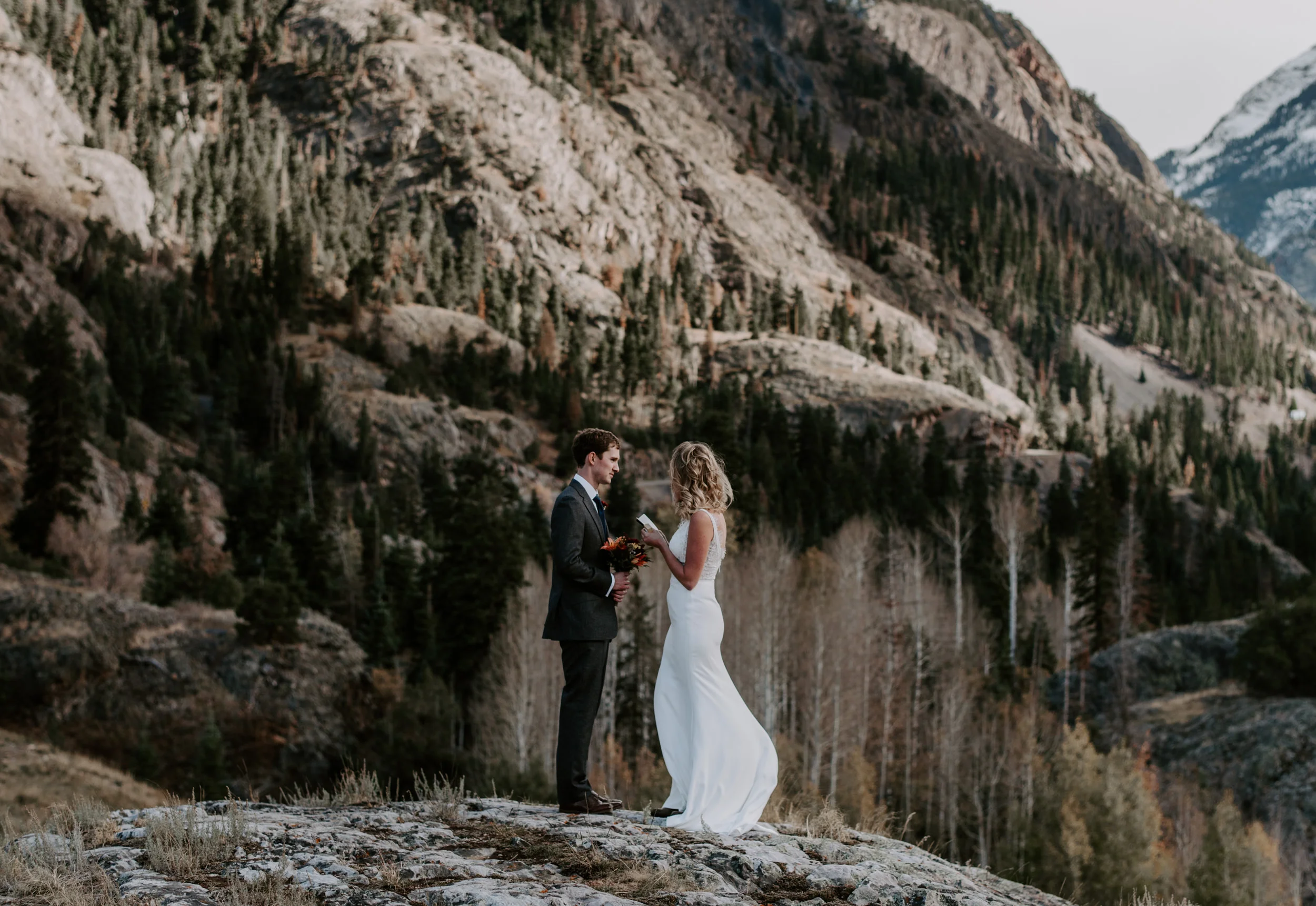  Ouray, Colorado elopement ceremony. 