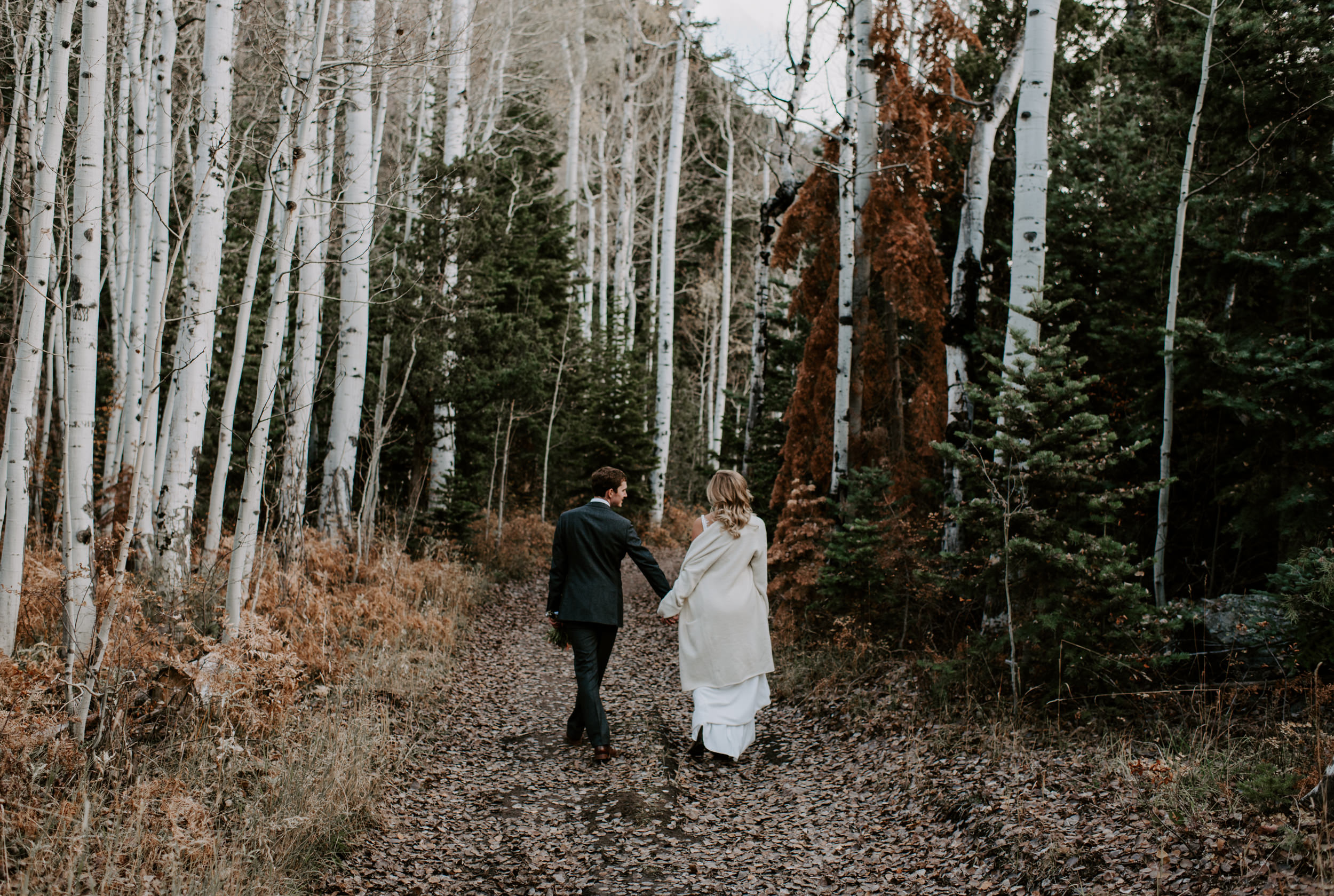  Fall Colorado mountain elopement photos in Ouray, Colorado. 