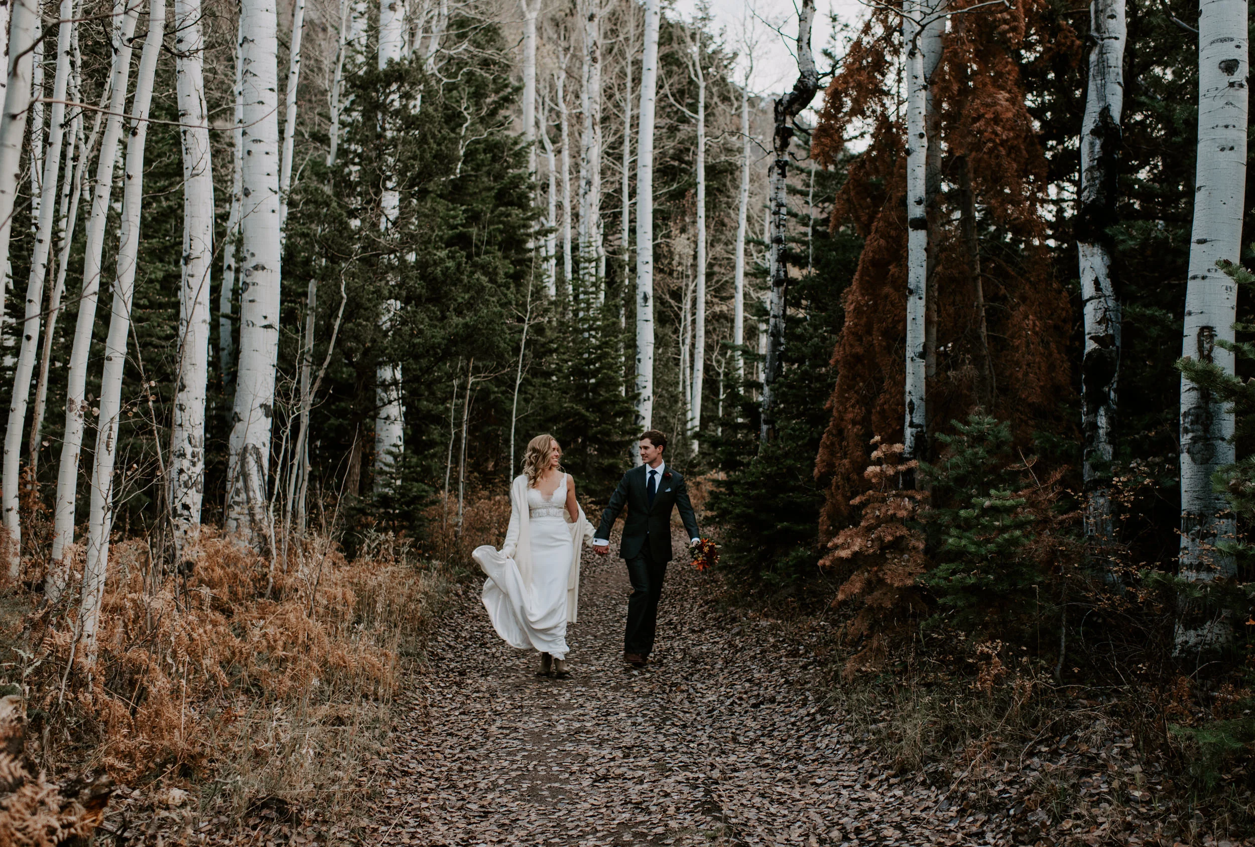  Fall Colorado elopement in Ouray, Colorado. Colorado mountain elopement photographer, Alyssa Reinhold. 