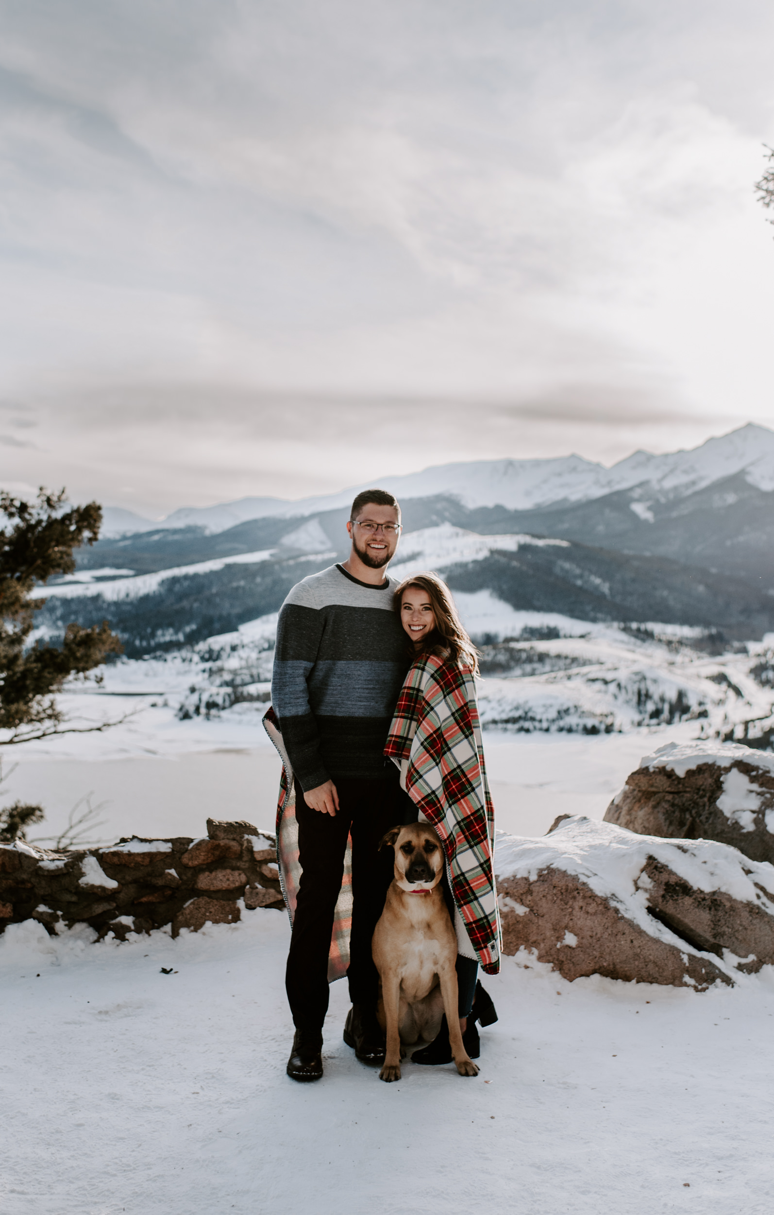  Adventure engagement session at Sapphire Point in Breckenridge, Colorado. Colorado based wedding and elopement photographer. 