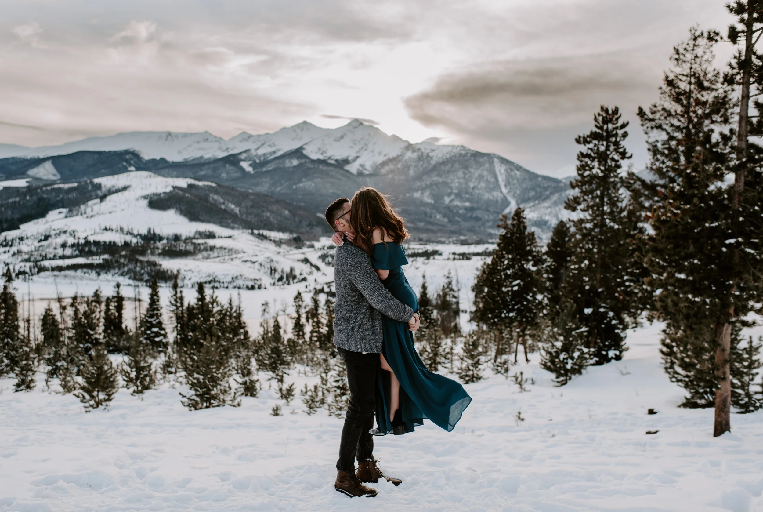  Colorado mountain elopement at Sapphire Point in Breckenridge, Colorado. 