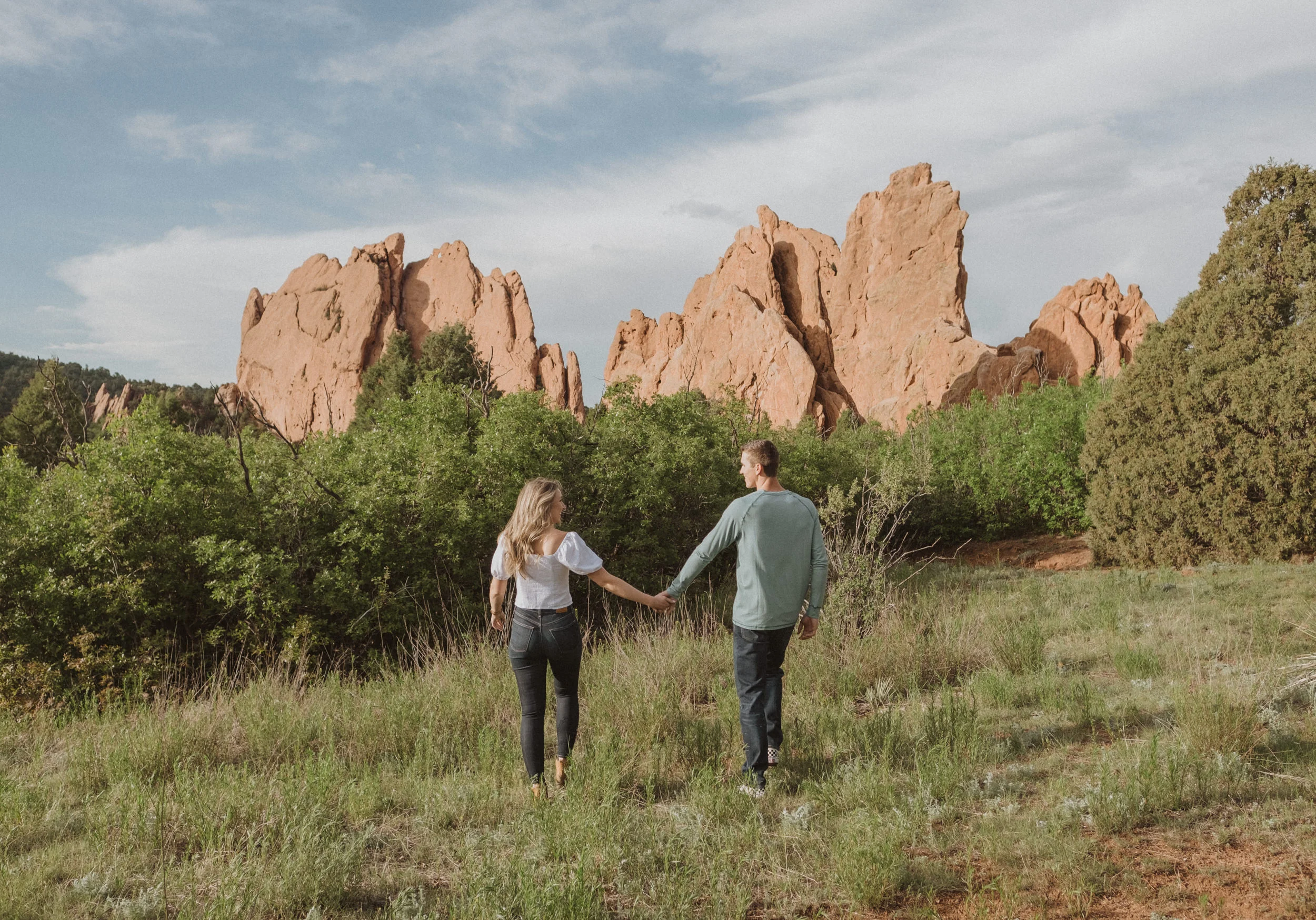  Garden of the Gods engagement photos. 