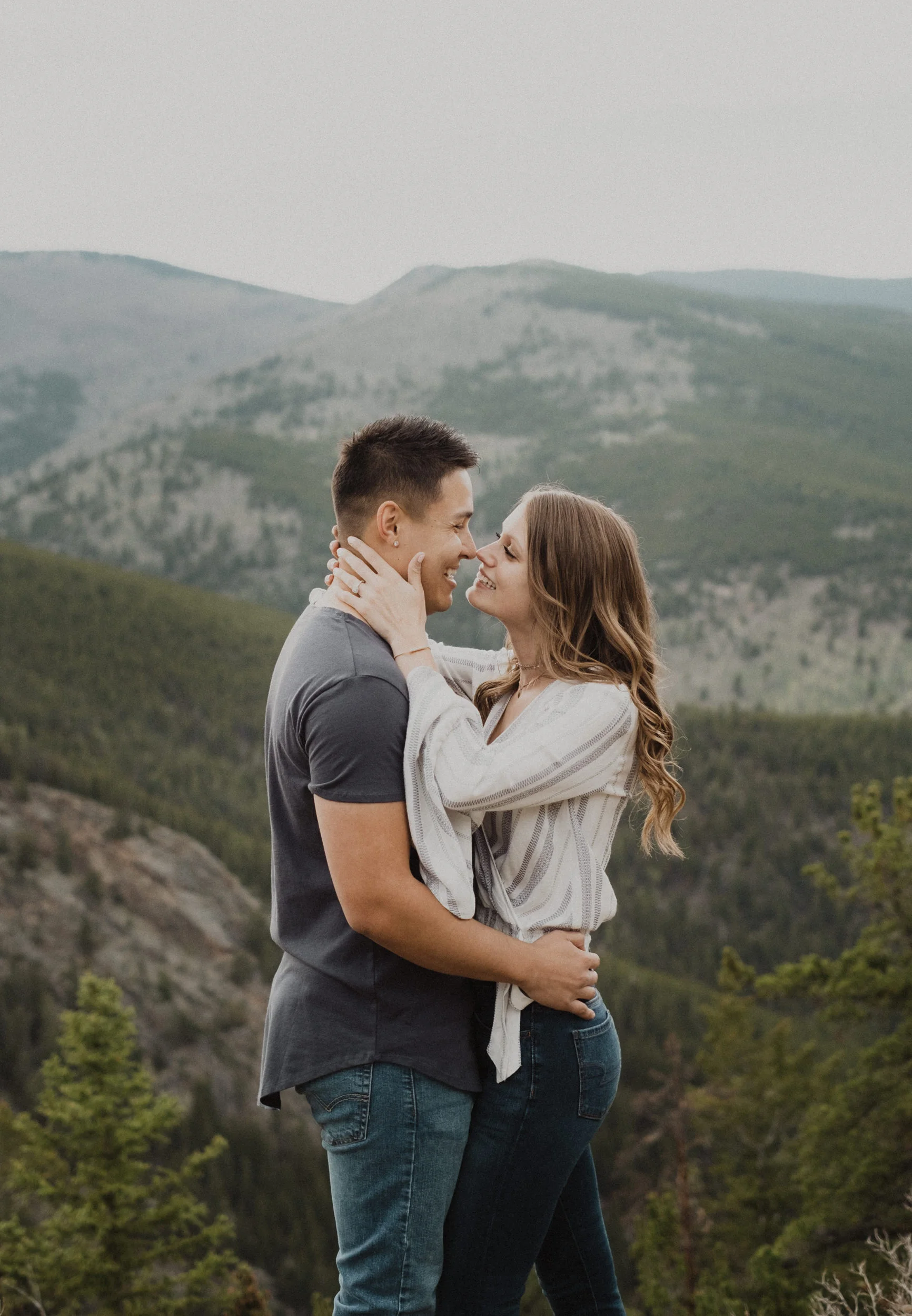  Colorado engagement session photographer. Denver wedding photographer. Echo Lake engagement session. Idaho Springs engagement photos.  