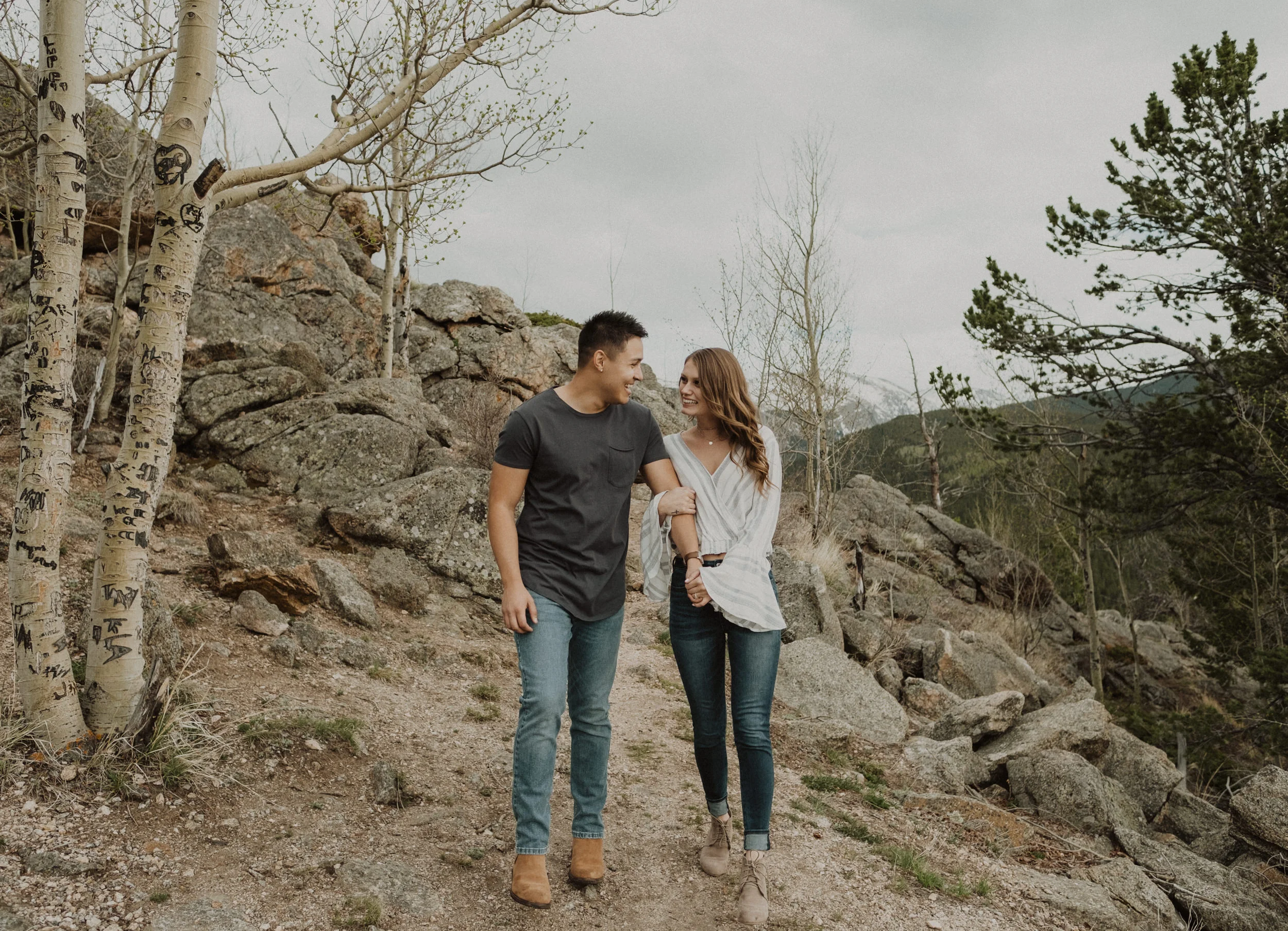  Colorado adventure engagement photos. Colorado elopement and wedding photographer. Mt. Evans mountain engagement session 
