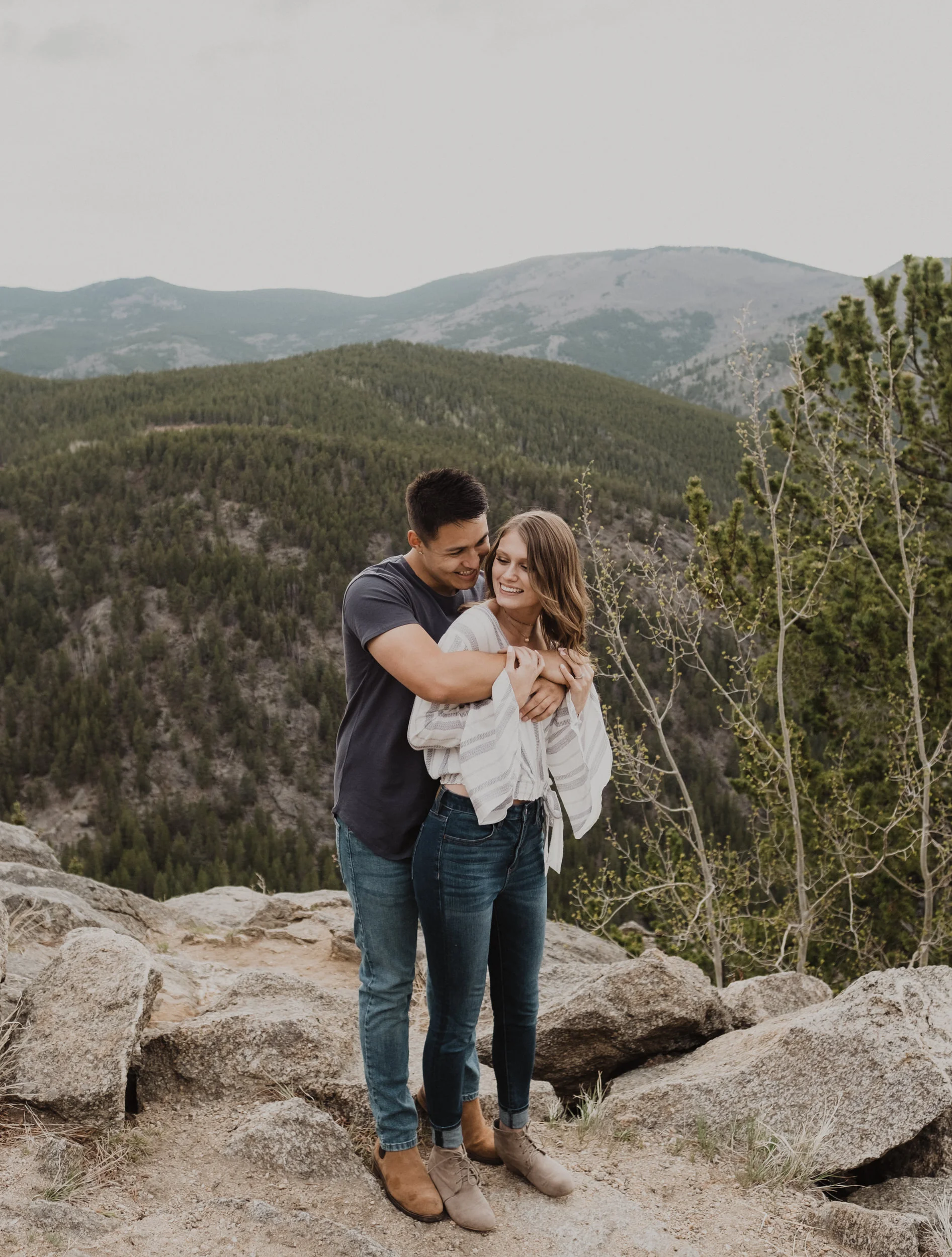  Colorado engagement session photographer. Colorado adventure engagement photos. Mt. Evans engagement session at Echo Lake. 