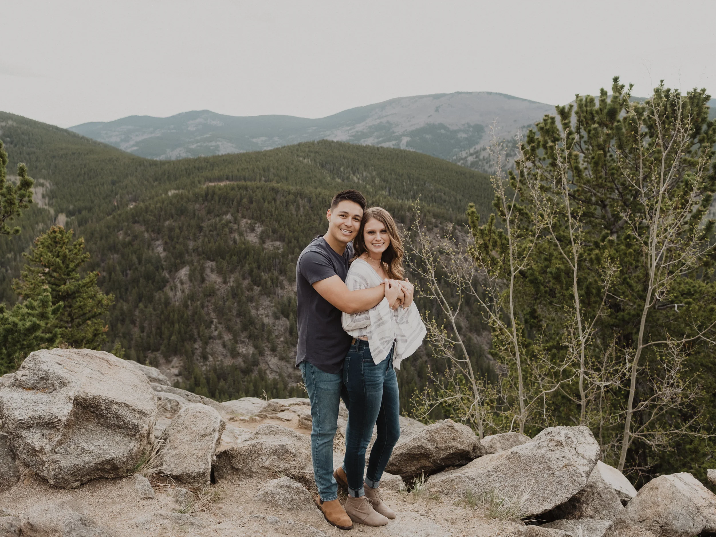  Echo Lake engagement session. Mt. Evans highway engagement session. Colorado elopement and wedding photographer based in Denver, Colorado. Colorado adventure engagement 