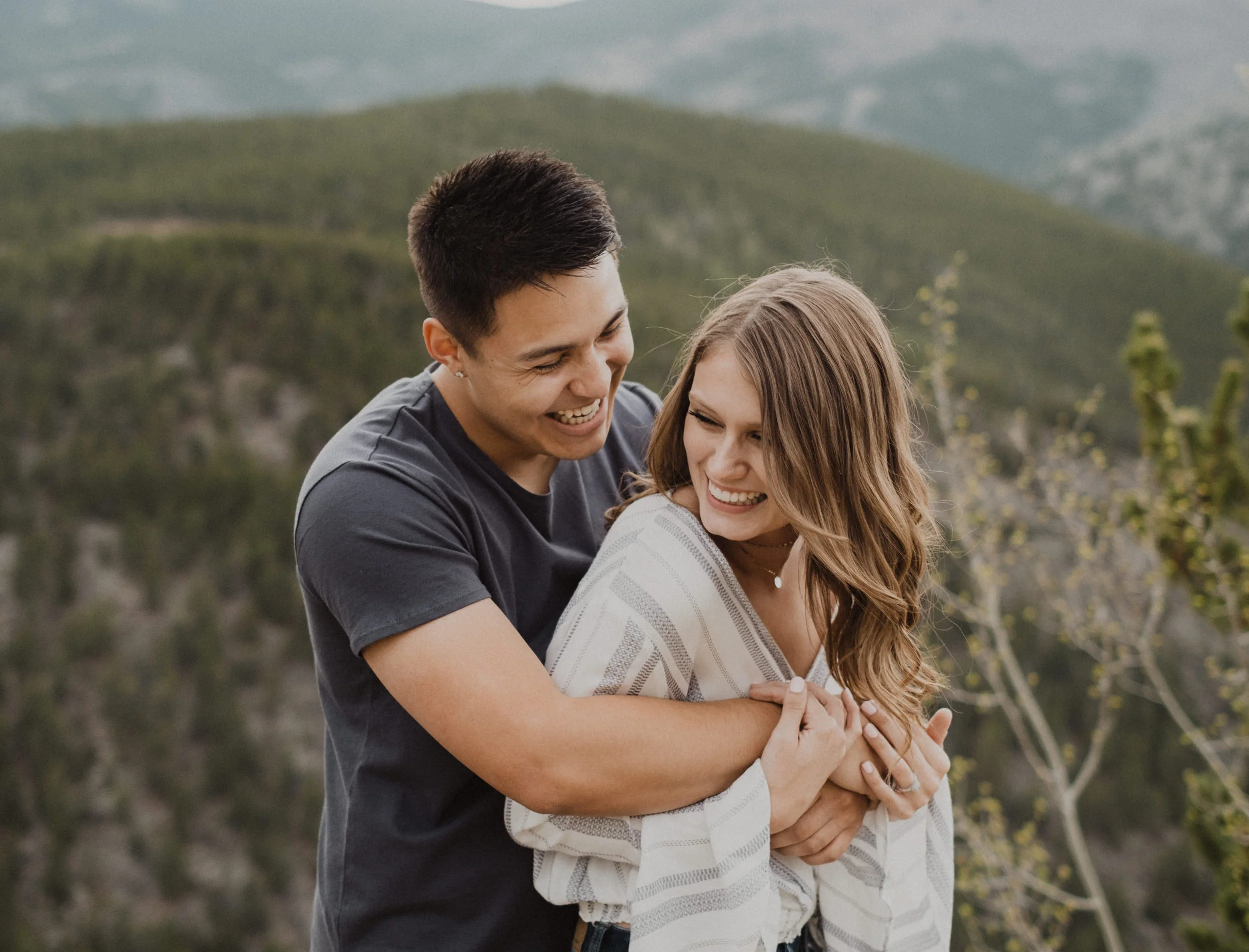  Colorado engagement photos at Echo Lake. Mt. Evans engagement session in Colorado. Colorado adventure engagement session photographer. 