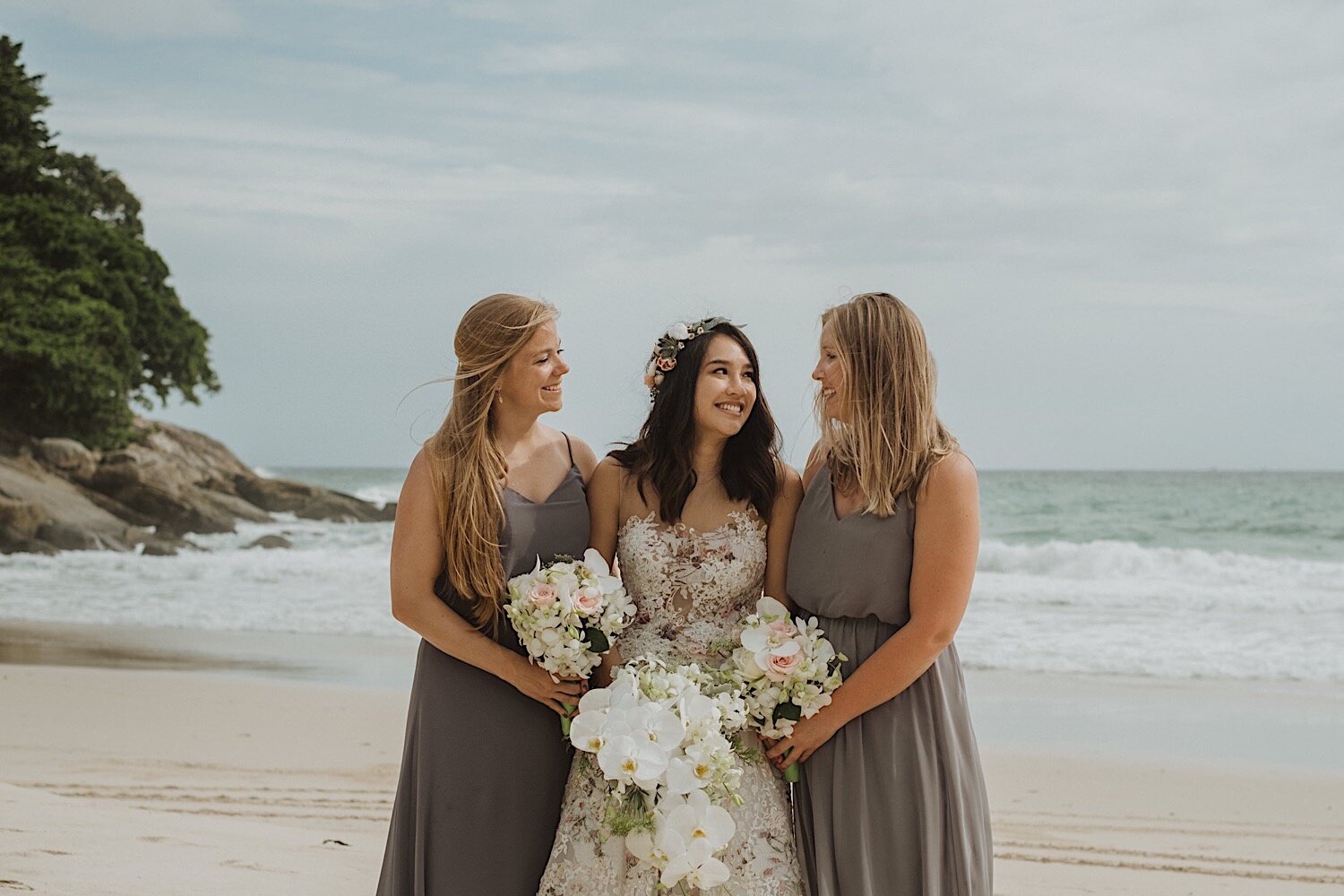 Destination Wedding Photographer, Destination Wedding Ideas, Destination Wedding Location, Beach Destination Wedding, Beach Wedding, Destination Wedding in Thailand, Phuket Thailand Wedding, Thailand Wedding Photographer, Phuket Beach Resorts Wedding, Thailand Wedding, Destination Wedding, Southeast Asia Wedding, Le Meridien Thailand, Le Meridien Thailand Wedding, Thailand Beach Wedding, Destination Wedding Photos, Bridal Party Photos, bridesmaids Photos, Bridesmaids Dresses, Groomsmen Photos