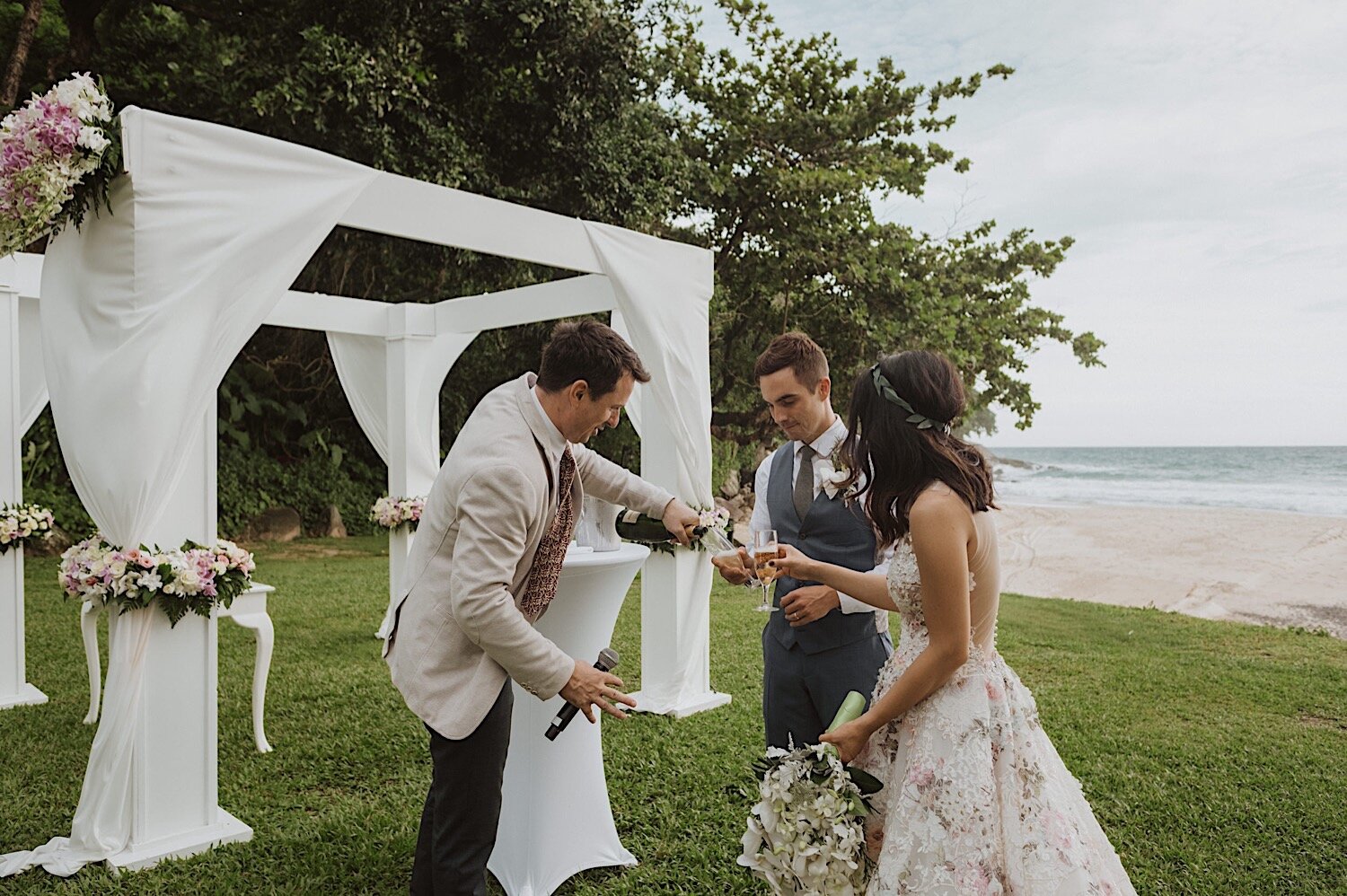 Destination Wedding Photographer, Destination Wedding Ideas, Destination Wedding Location, Beach Destination Wedding, Beach Wedding, Destination Wedding in Thailand, Phuket Thailand Wedding, Thailand Wedding Photographer, Phuket Beach Resorts Wedding, Thailand Wedding, Destination Wedding, Southeast Asia Wedding, Le Meridien Thailand, Le Meridien Thailand Wedding, Thailand Beach Wedding, Destination Wedding Photos, Wedding Group Photo, Wedding Toast