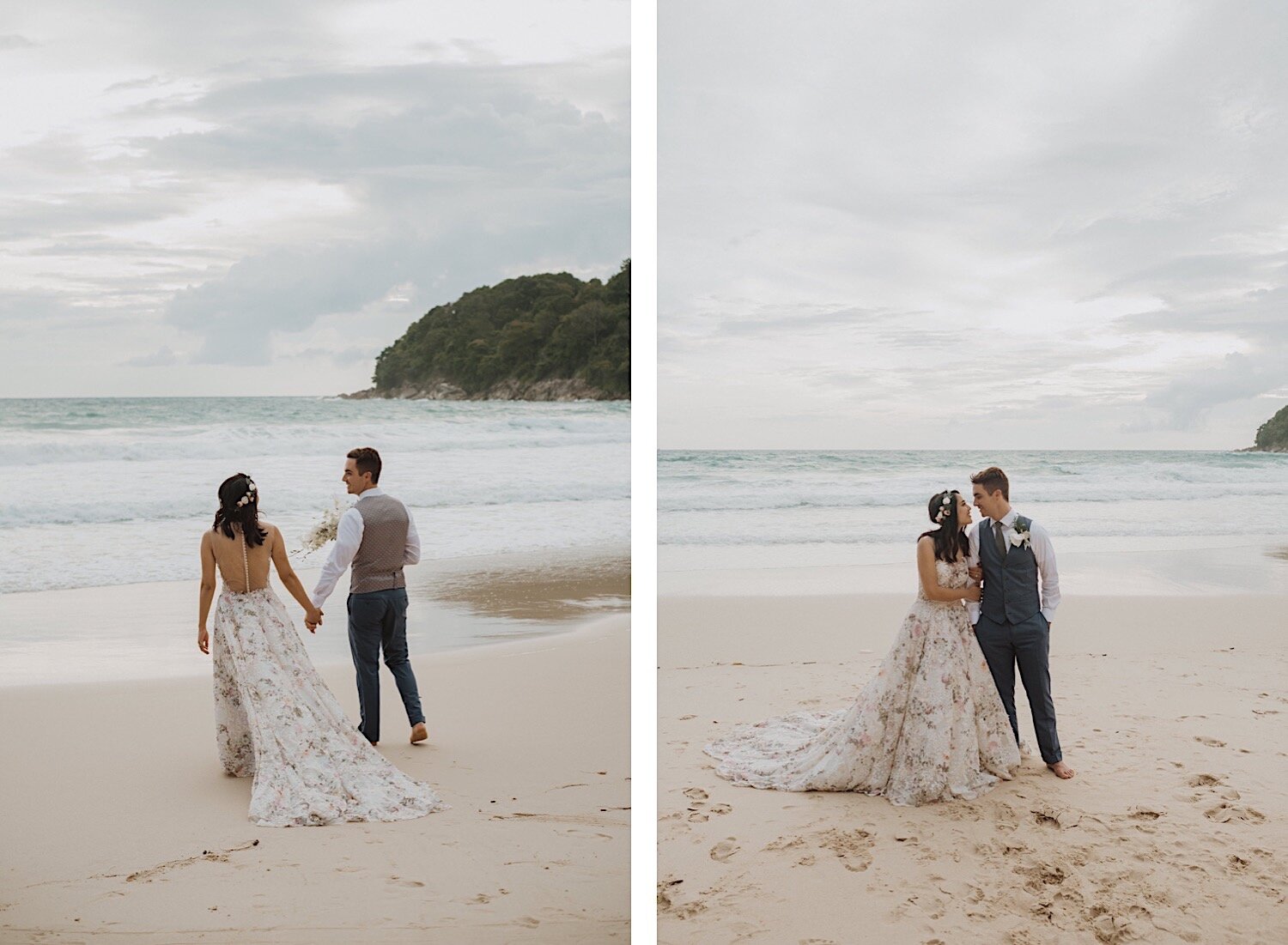 Destination Wedding Photographer, Destination Wedding Ideas, Destination Wedding Location, Beach Destination Wedding, Beach Wedding, Destination Wedding in Thailand, Phuket Thailand Wedding, Thailand Wedding Photographer, Phuket Beach Resorts Wedding, Thailand Wedding, Destination Wedding, Southeast Asia Wedding, Le Meridien Thailand, Le Meridien Thailand Wedding, Thailand Beach Wedding, Destination Wedding Photos, Bride and Groom, Anna Be Wedding Dress, Wedding Posing