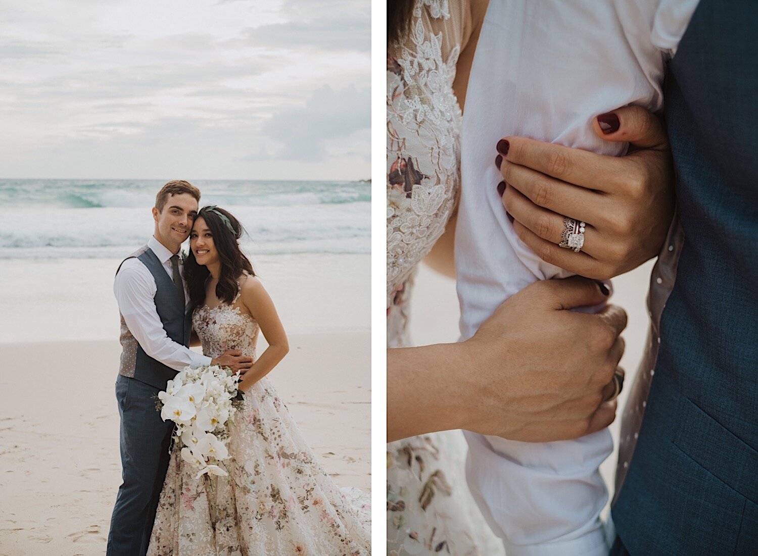 Destination Wedding Photographer, Destination Wedding Ideas, Destination Wedding Location, Beach Destination Wedding, Beach Wedding, Destination Wedding in Thailand, Phuket Thailand Wedding, Thailand Wedding Photographer, Phuket Beach Resorts Wedding, Thailand Wedding, Destination Wedding, Southeast Asia Wedding, Le Meridien Thailand, Le Meridien Thailand Wedding, Thailand Beach Wedding, Destination Wedding Photos, Bride and Groom, Anna Be Wedding Dress, Wedding Rings