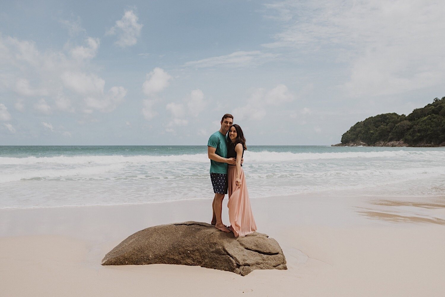 Destination Wedding Photographer, Destination Wedding Ideas, Beach Destination Wedding, Beach Wedding, Destination Wedding in Thailand, Phuket Thailand Wedding, Thailand Wedding Photographer, Traveling Wedding Photographer, Phuket Beach Resorts Wedding, Thailand Wedding, Destination Engagement Photographer, Destination Engagement Photos, Thailand Engagement Photos, Beach Engagement, Thailand Photographer, What to wear for engagement photos, What to wear for beach photos, Engagement Photo Outfits